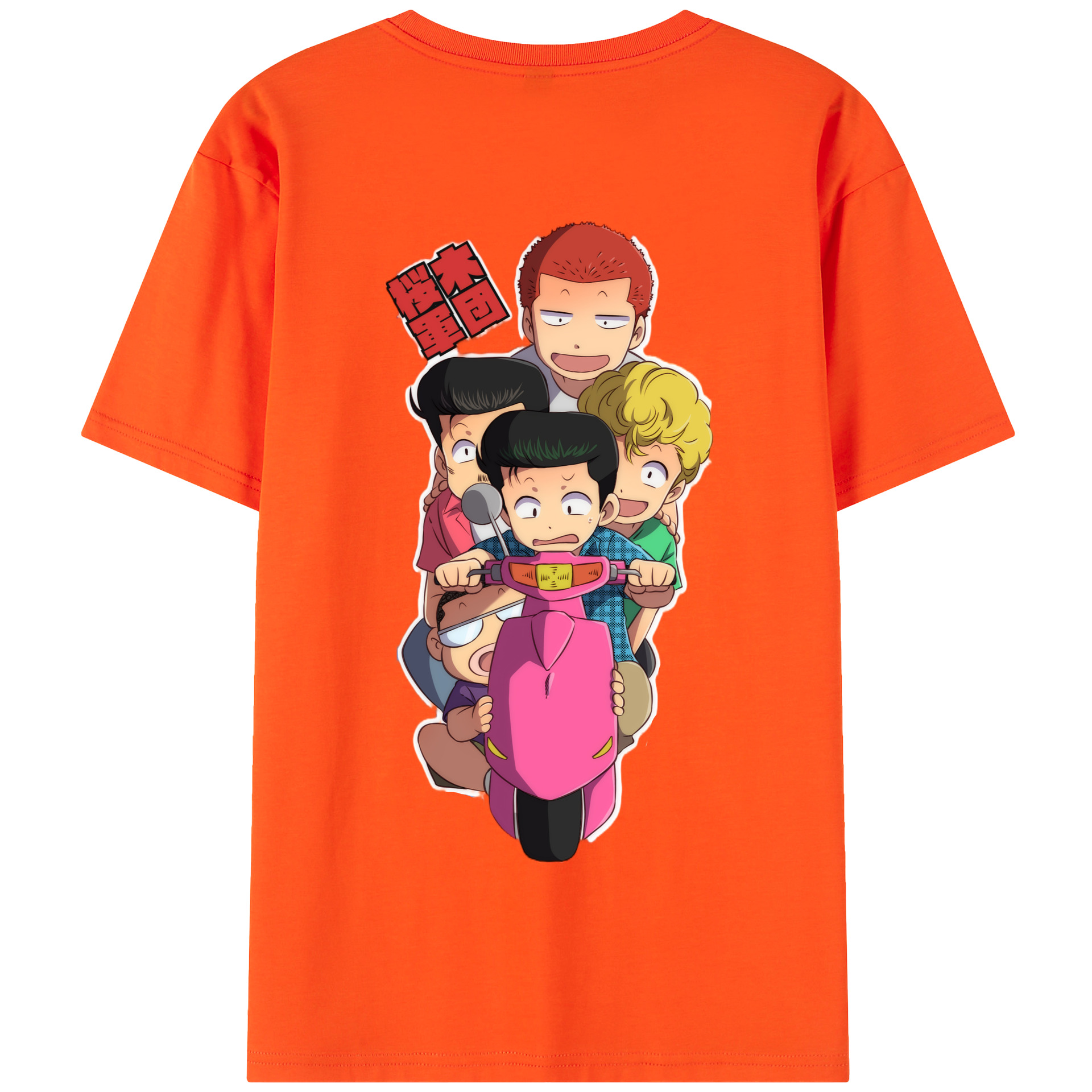 SLAM DUNK／スラムダンク 綿100％半袖Tシャツ（背面プリント）