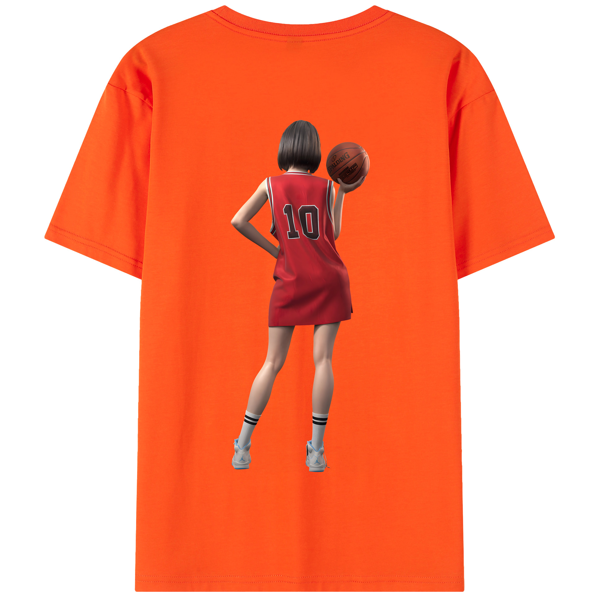 SLAM DUNK／スラムダンク 綿100％半袖Tシャツ（背面プリント）