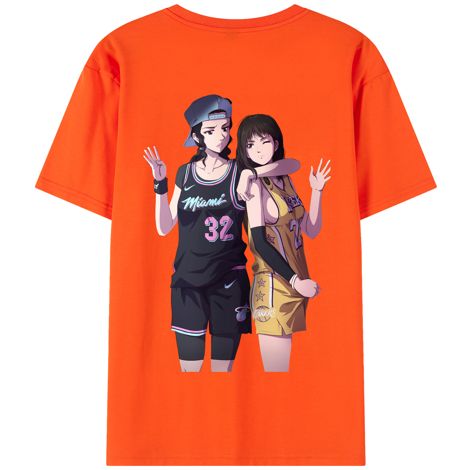 （画像用） SLAM DUNK／スラムダンク 綿100％半袖Tシャツ（背面プリント）