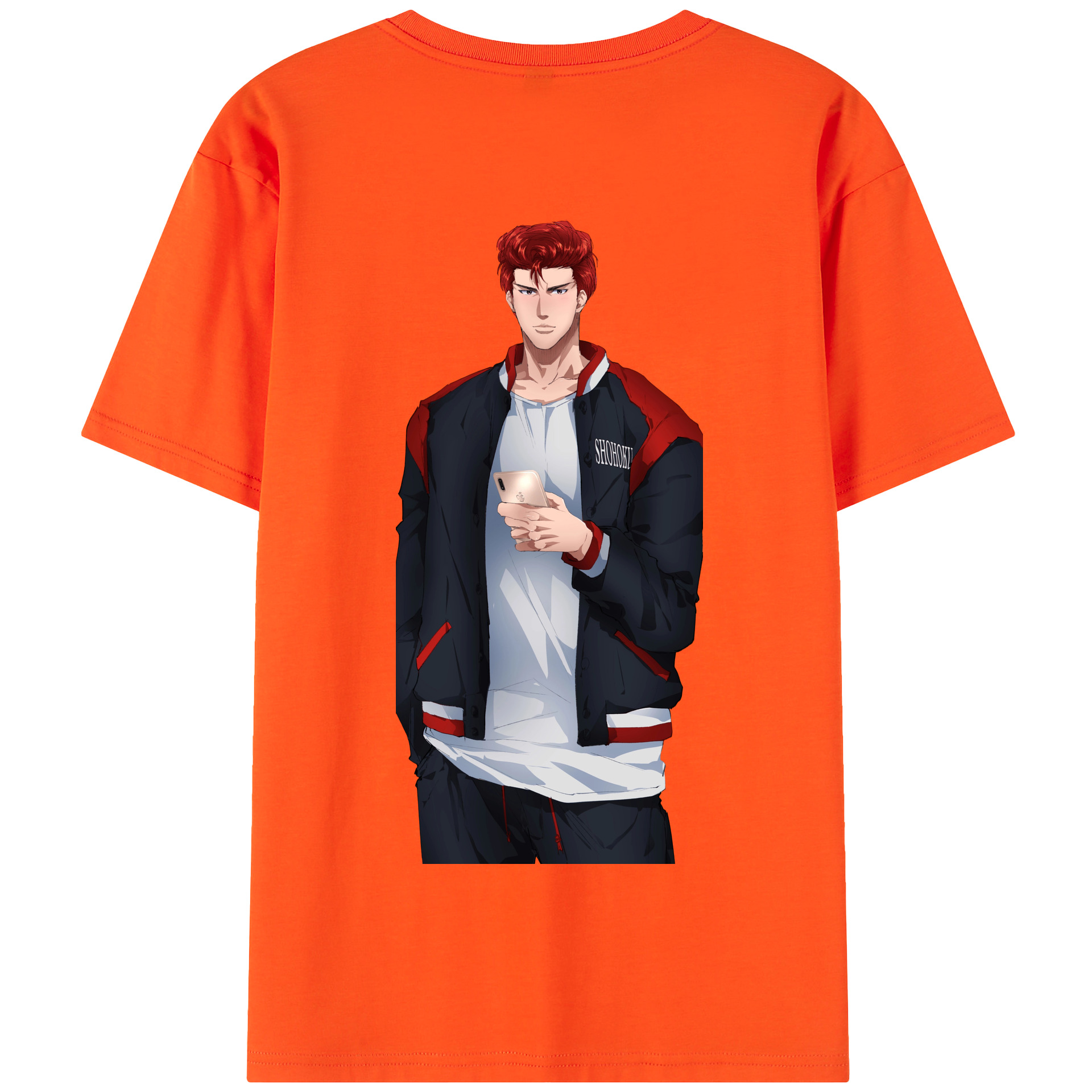 SLAM DUNK／スラムダンク 綿100％半袖Tシャツ（背面プリント）