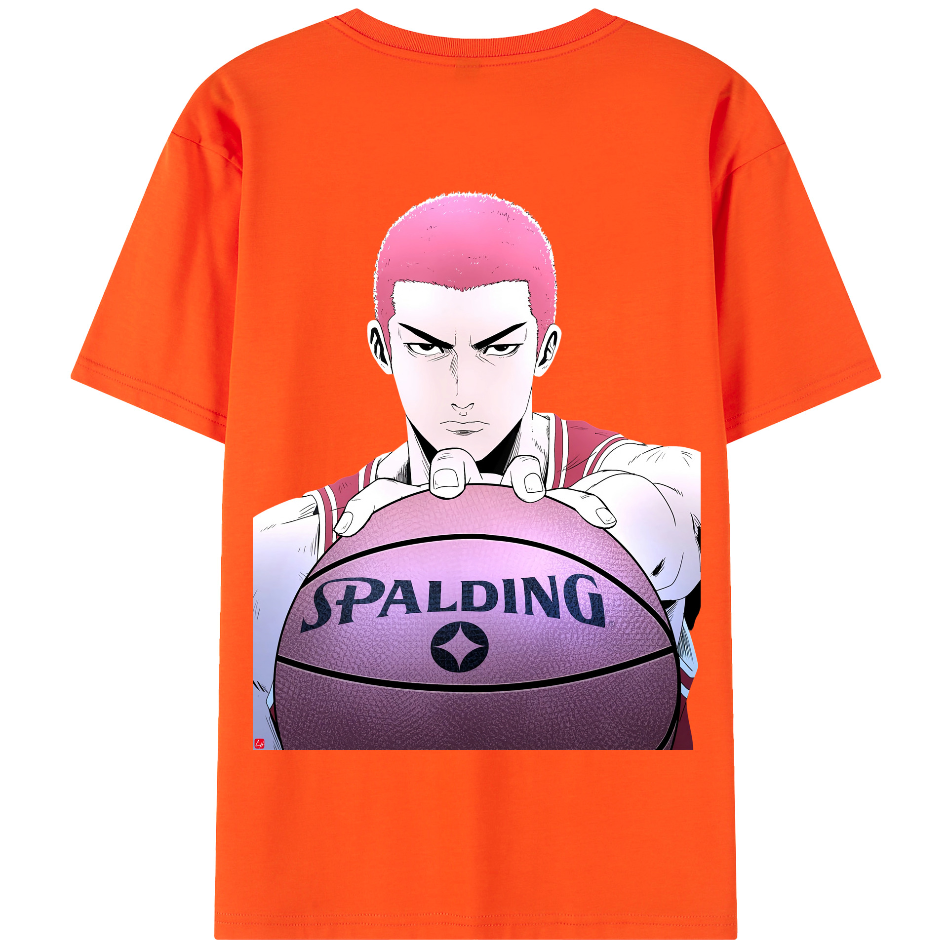 SLAM DUNK／スラムダンク 綿100％半袖Tシャツ（背面プリント）
