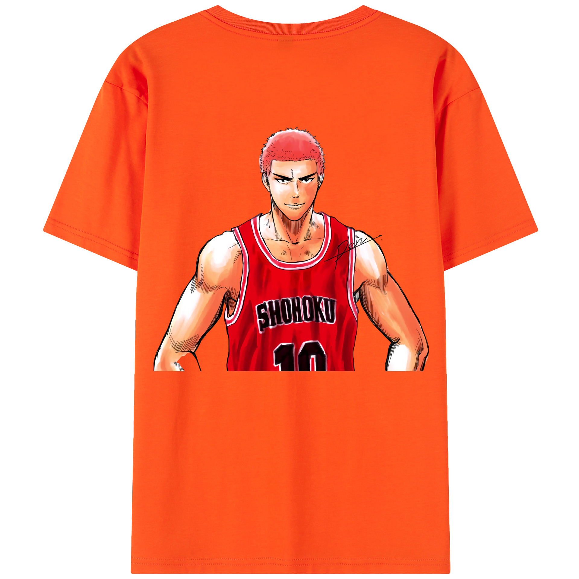 SLAM DUNK／スラムダンク 綿100％半袖Tシャツ（背面プリント）