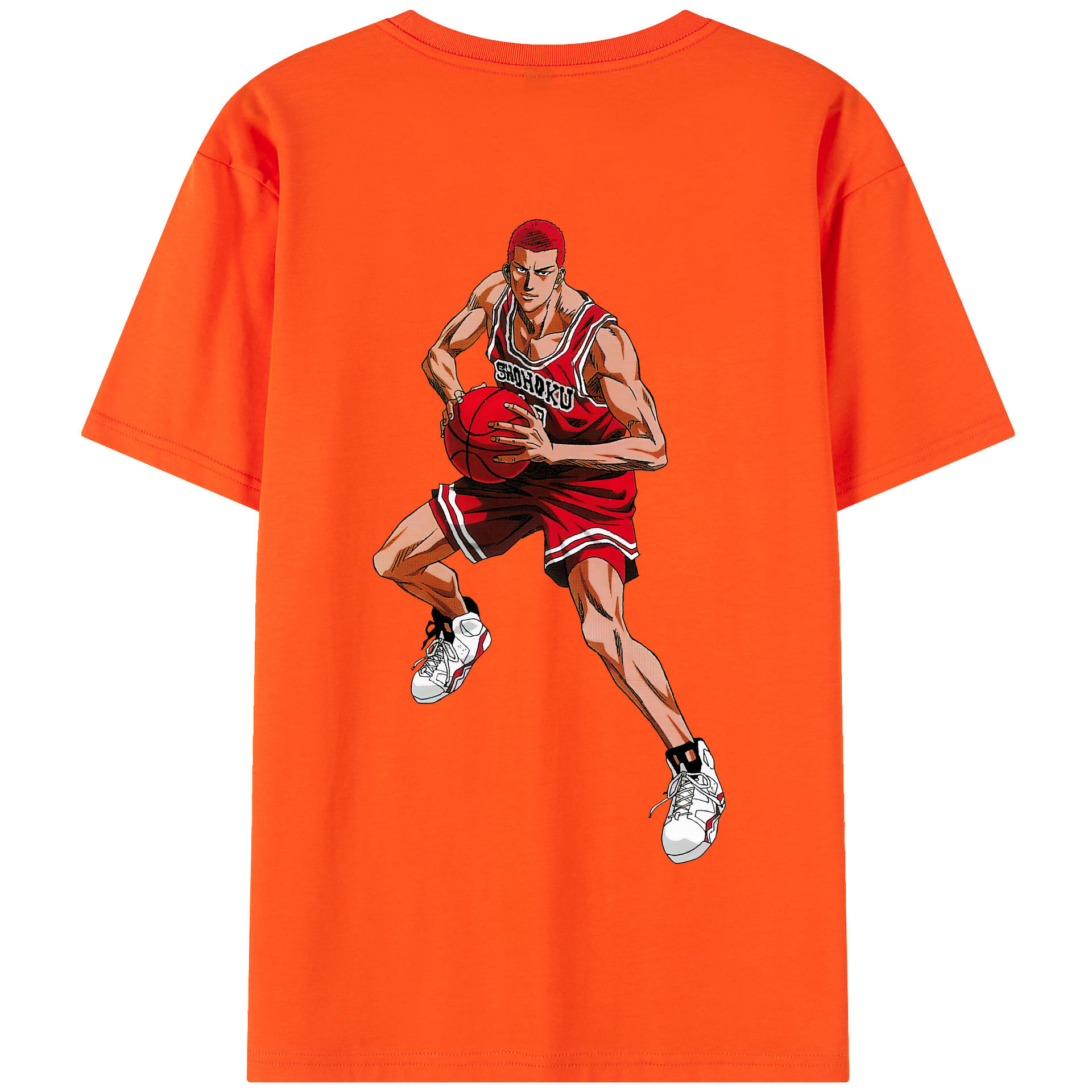 SLAM DUNK／スラムダンク 綿100％半袖Tシャツ（背面プリント）