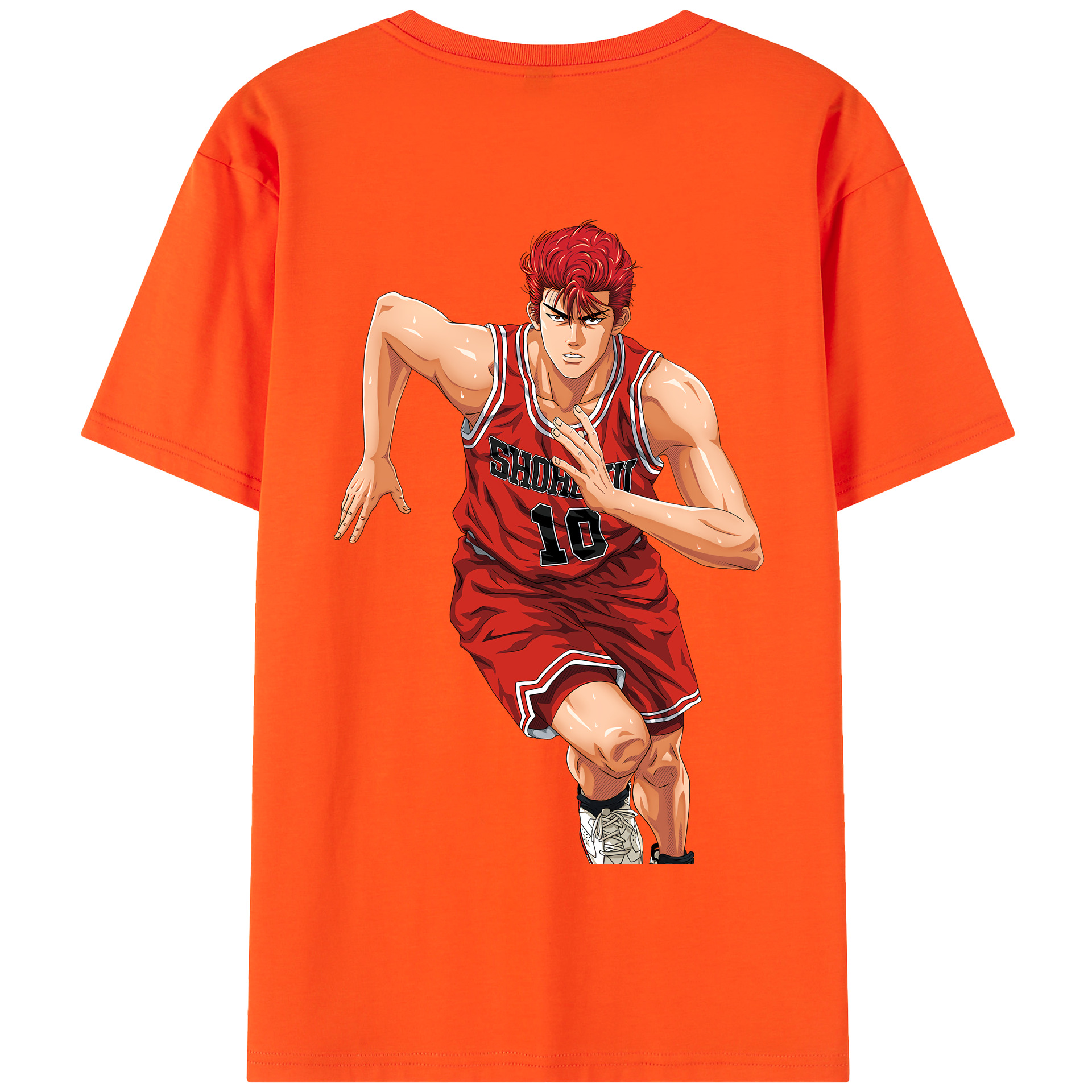SLAM DUNK／スラムダンク 綿100％半袖Tシャツ（背面プリント）