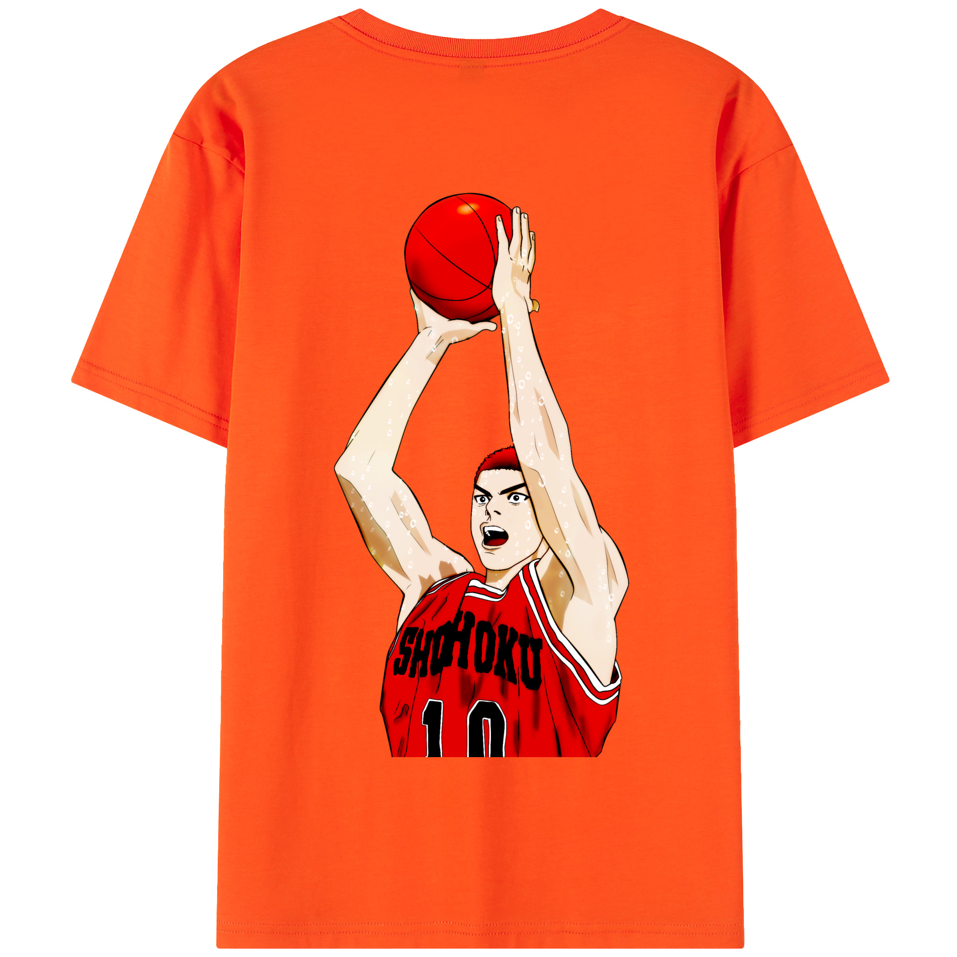 SLAM DUNK／スラムダンク 綿100％半袖Tシャツ（背面プリント）