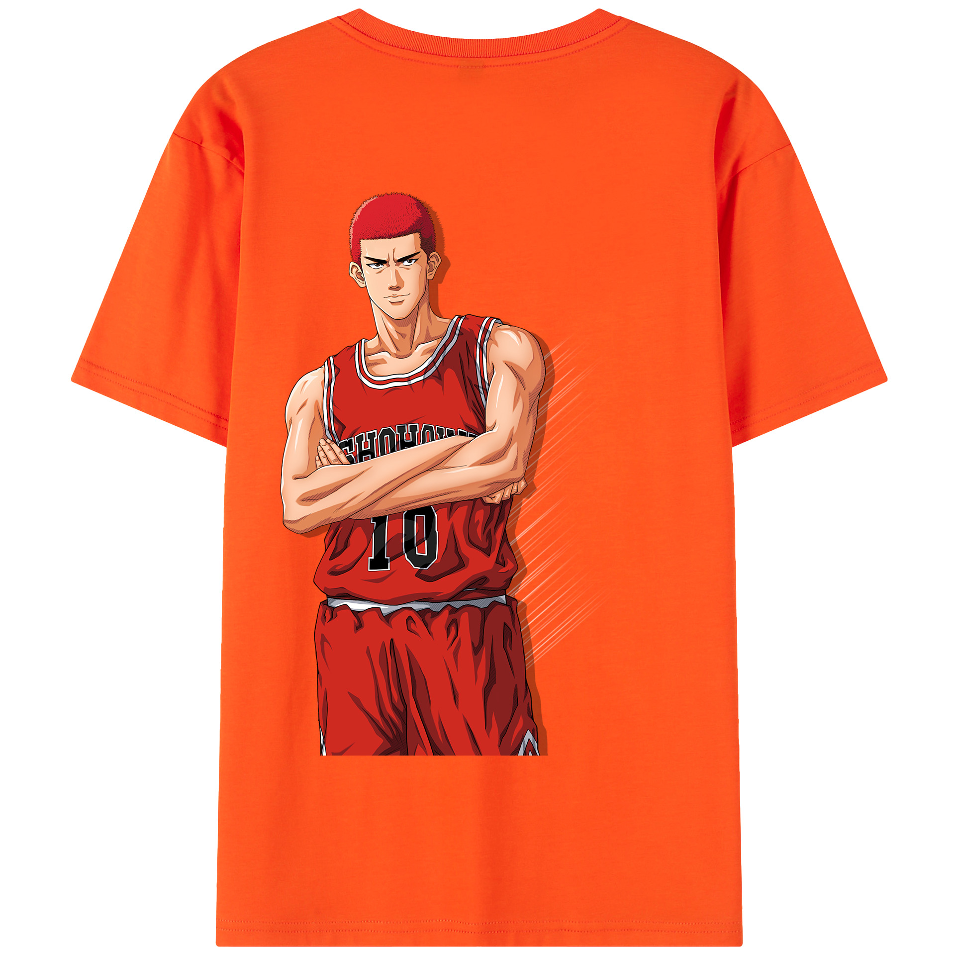 SLAM DUNK／スラムダンク 綿100％半袖Tシャツ（背面プリント）