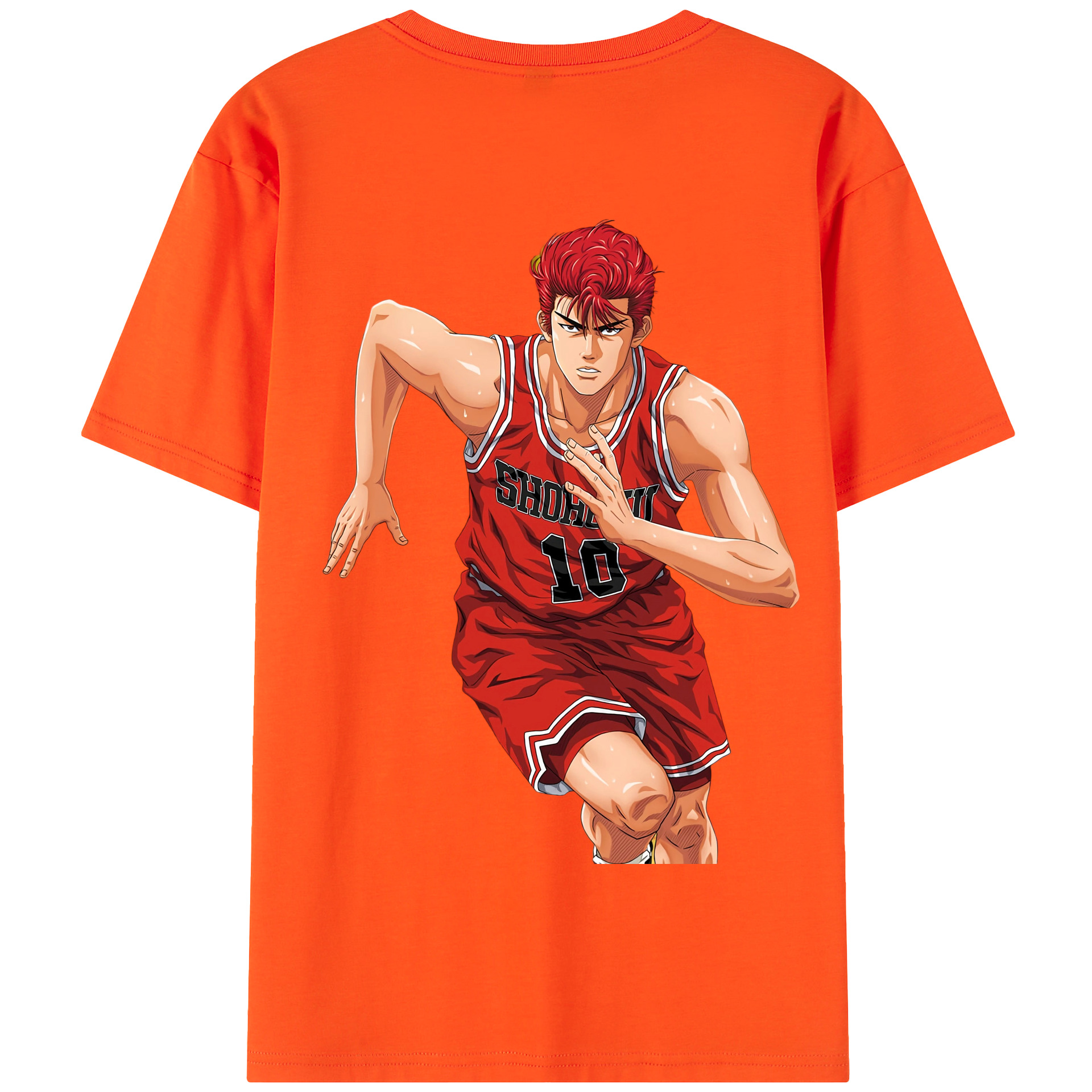 SLAM DUNK／スラムダンク 綿100％半袖Tシャツ（背面プリント）