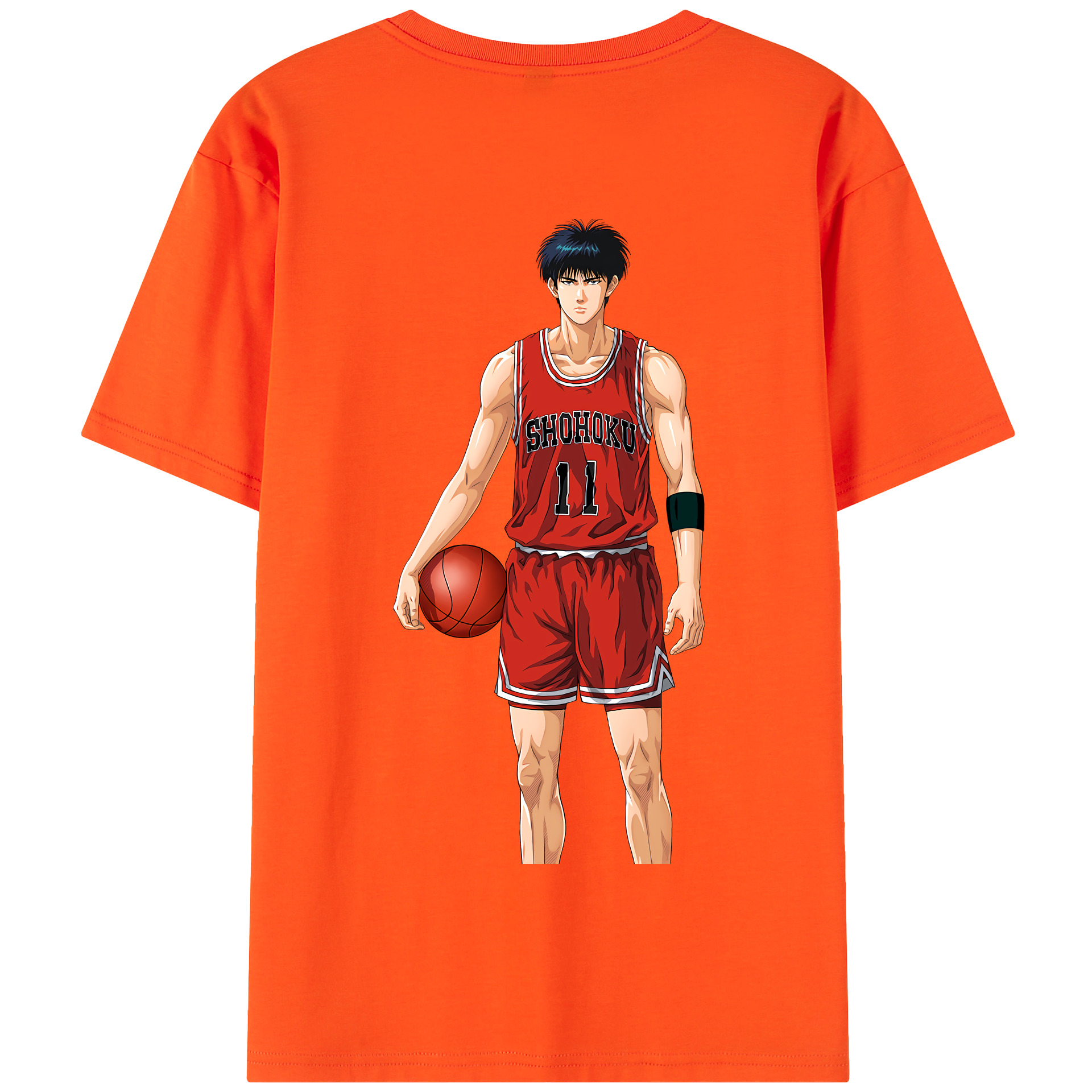 SLAM DUNK／スラムダンク 綿100％半袖Tシャツ（背面プリント）