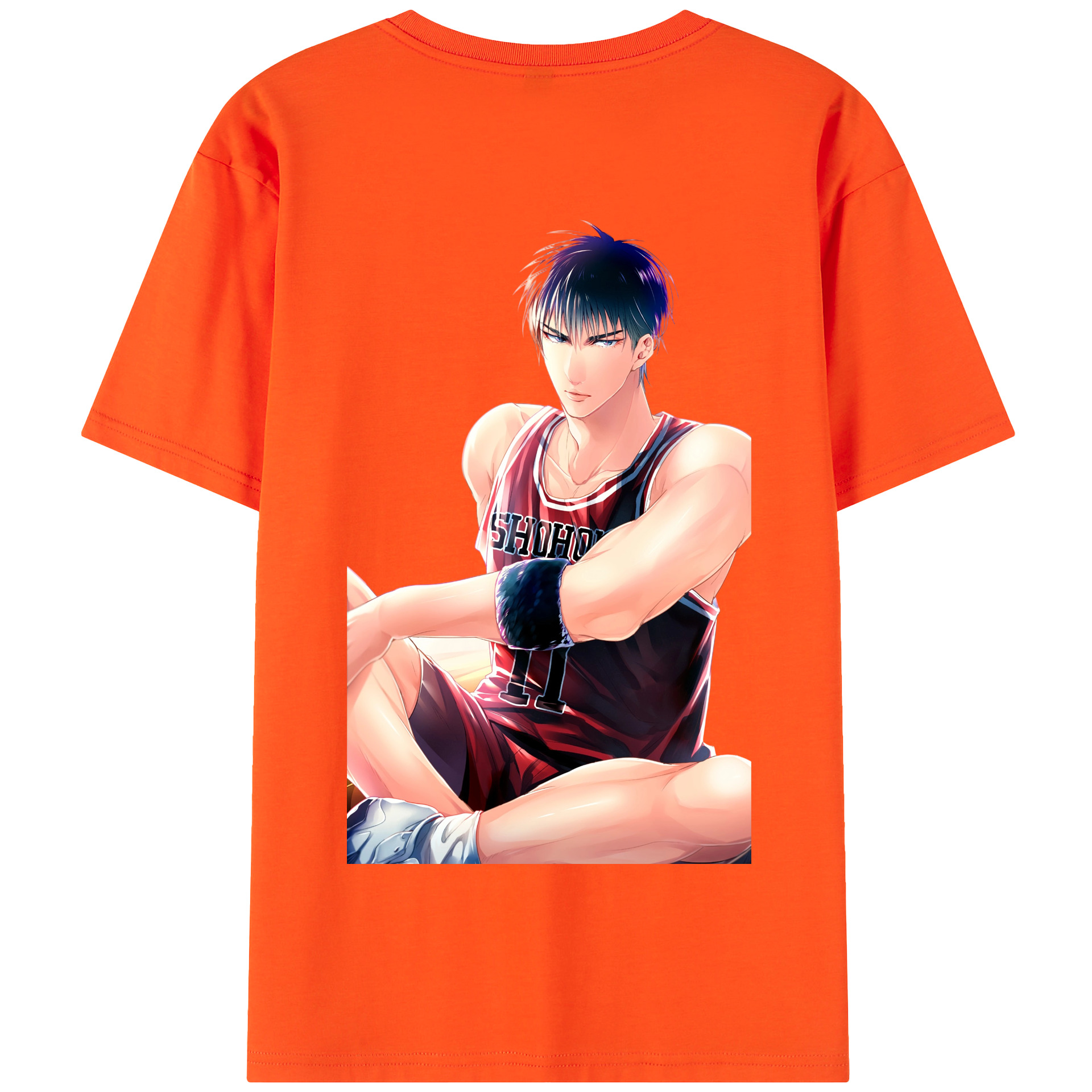 SLAM DUNK／スラムダンク 綿100％半袖Tシャツ（背面プリント）
