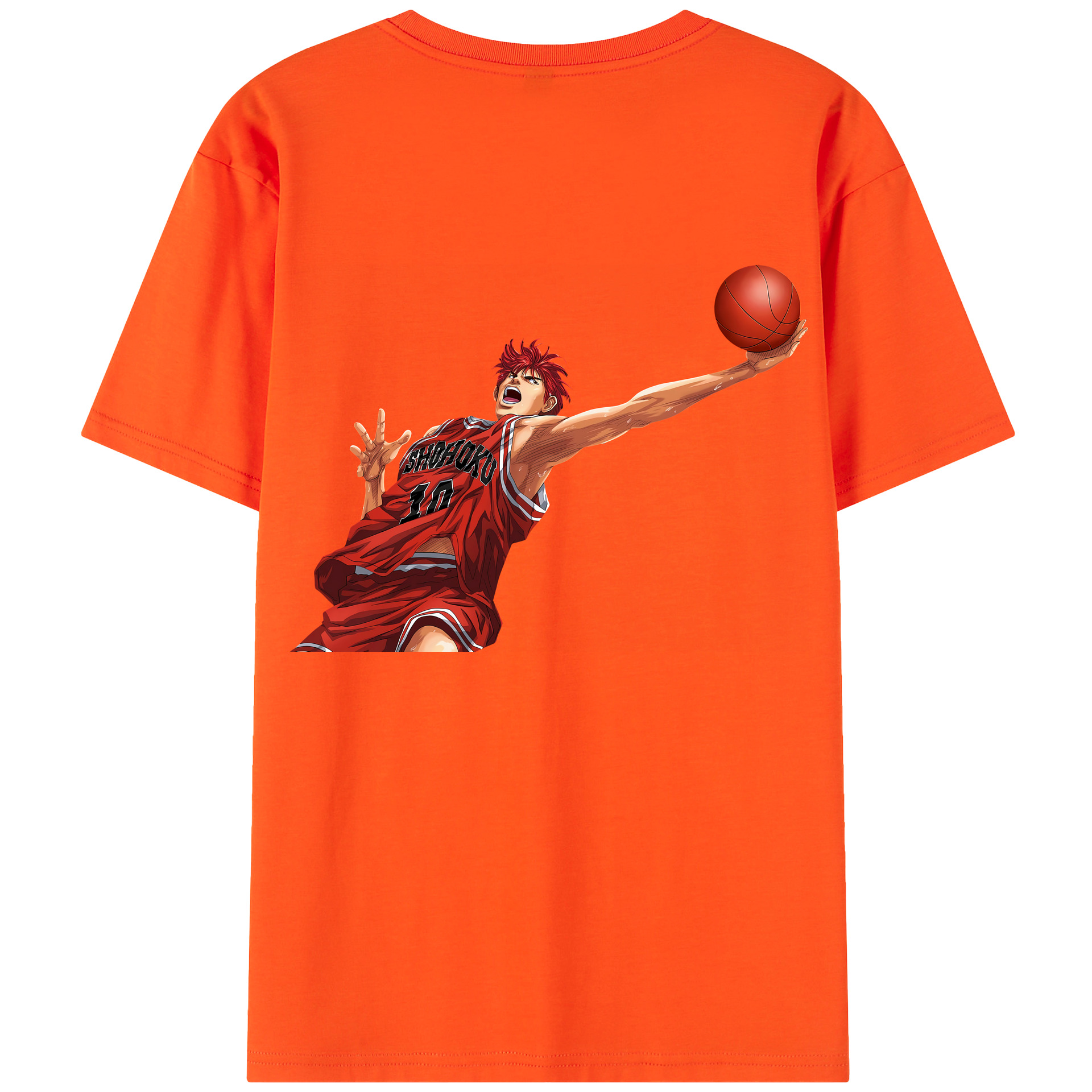 SLAM DUNK／スラムダンク 綿100％半袖Tシャツ（背面プリント）