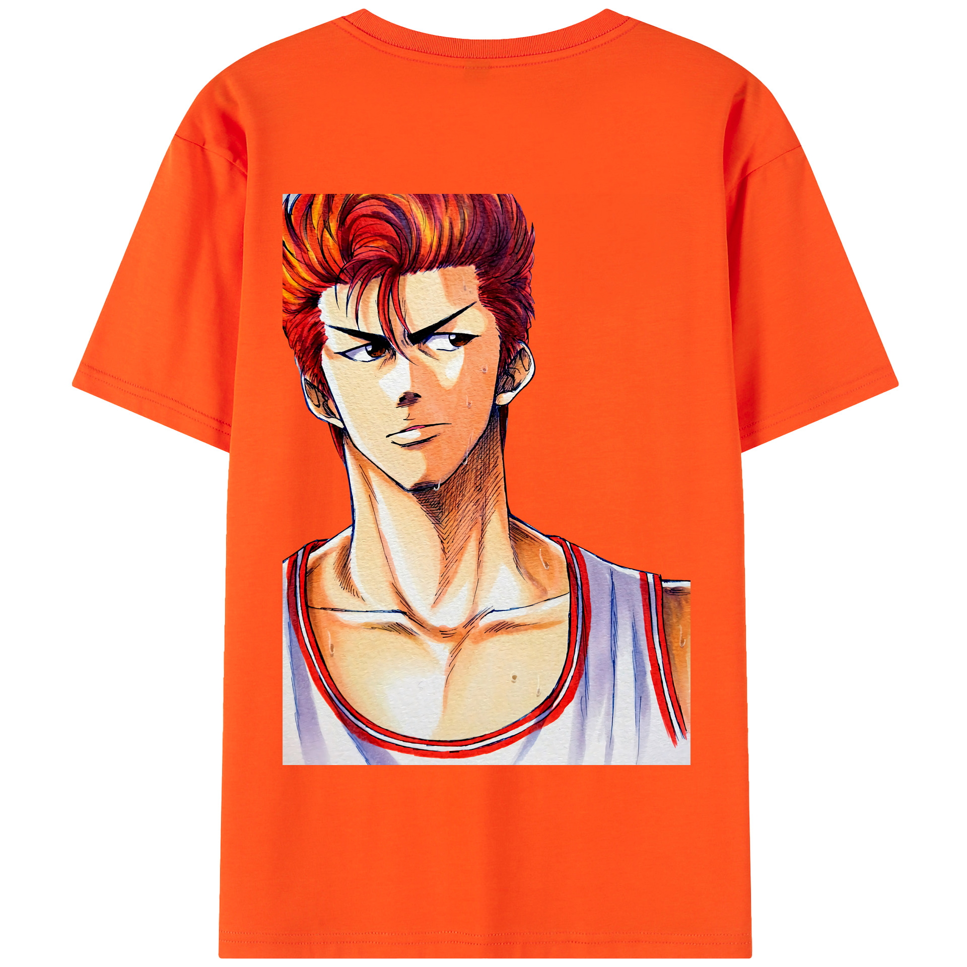 SLAM DUNK／スラムダンク 綿100％半袖Tシャツ（背面プリント）