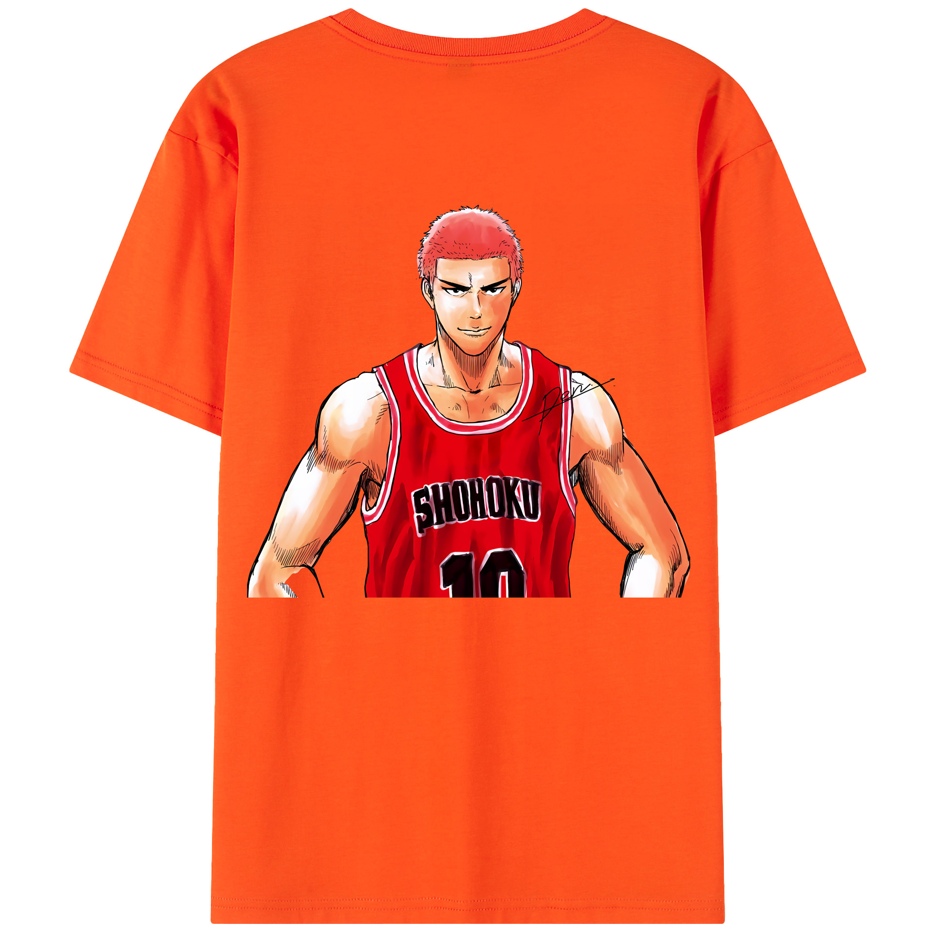 SLAM DUNK／スラムダンク 綿100％半袖Tシャツ（背面プリント）