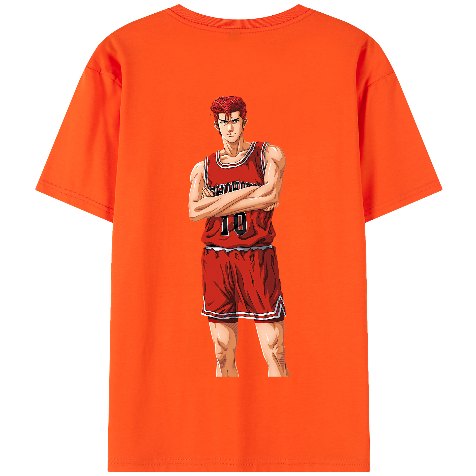 SLAM DUNK／スラムダンク 綿100％半袖Tシャツ（背面プリント）