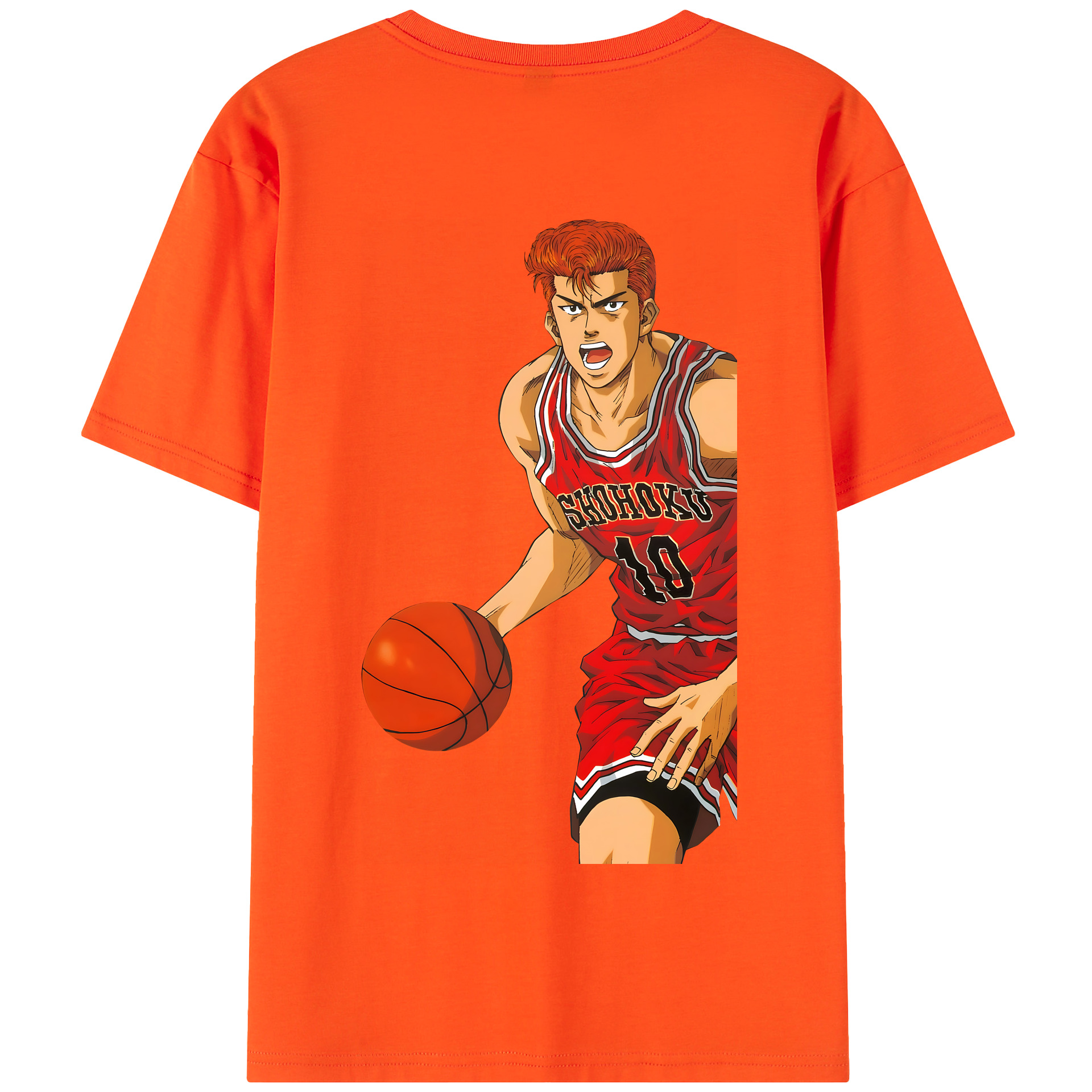 SLAM DUNK／スラムダンク 綿100％半袖Tシャツ（背面プリント）