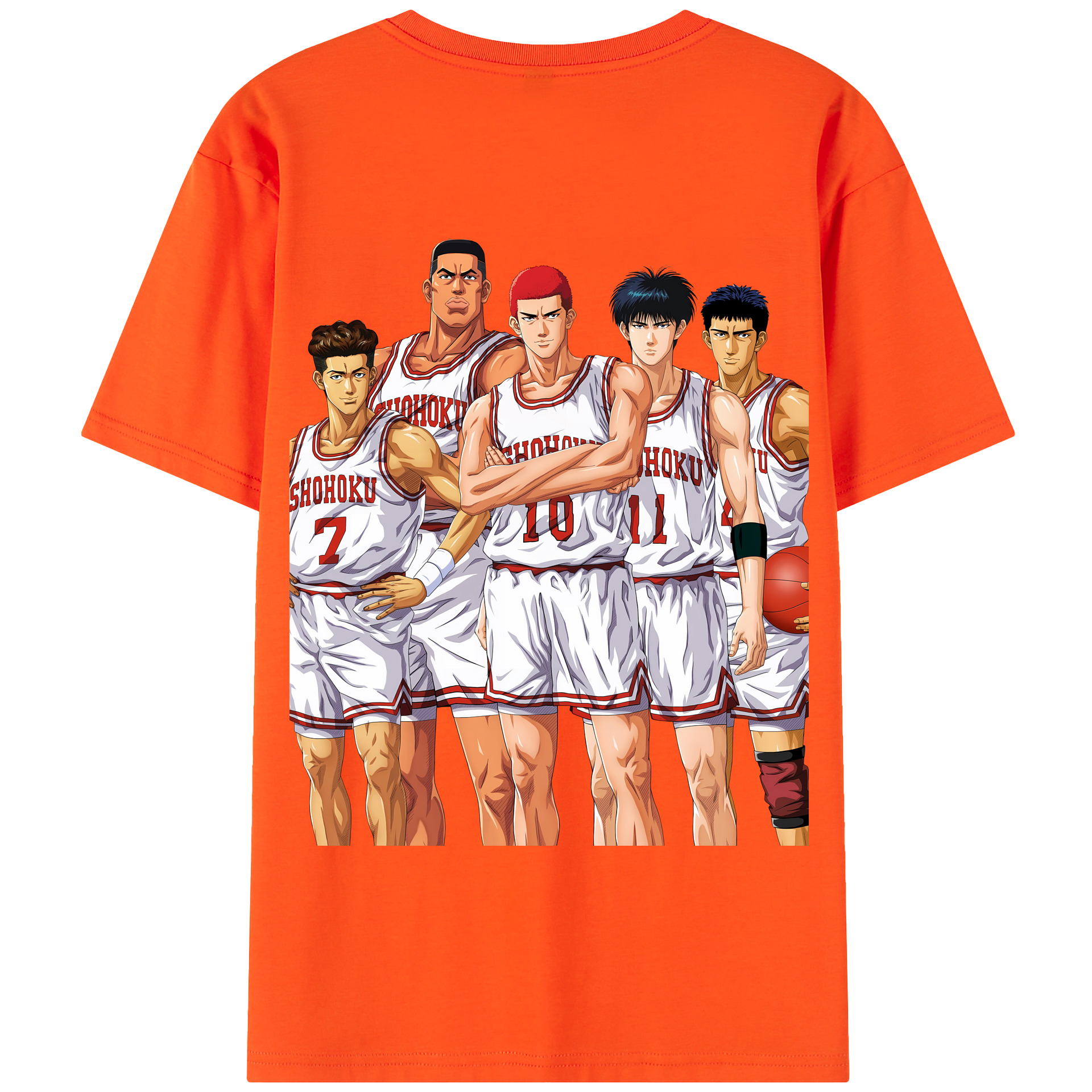 （画像用） SLAM DUNK／スラムダンク 綿100％半袖Tシャツ（背面プリント）