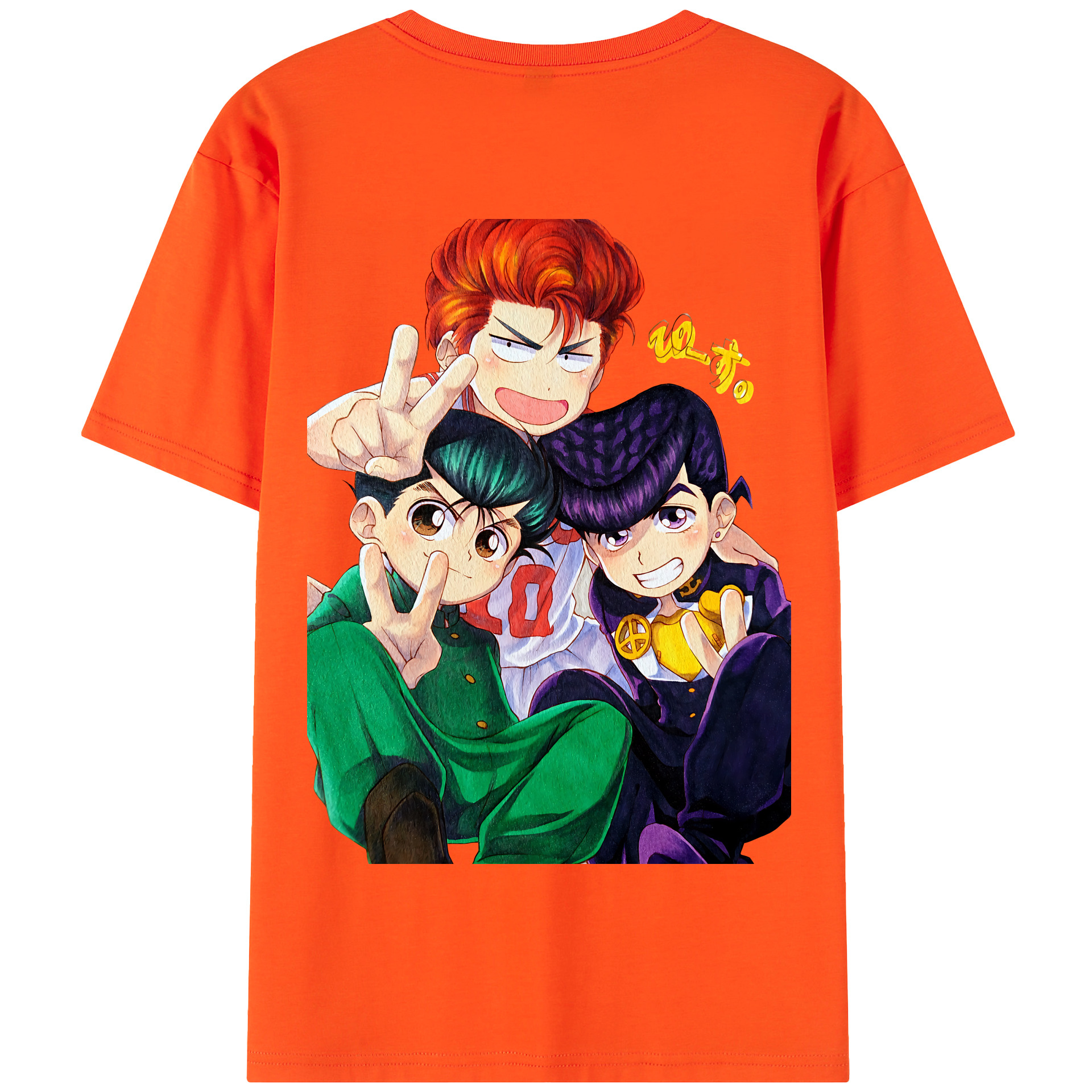 SLAM DUNK／スラムダンク 綿100％半袖Tシャツ（背面プリント）