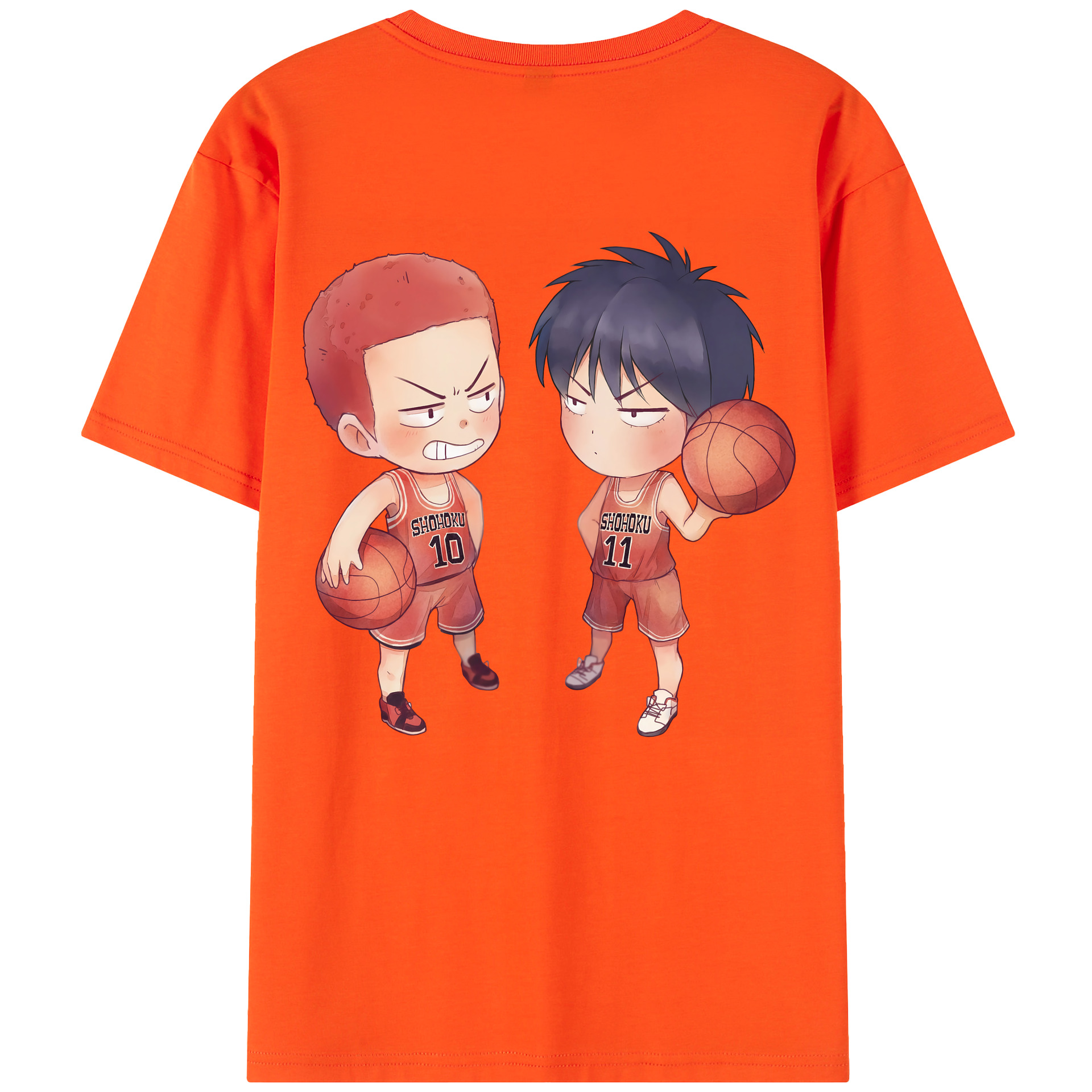 SLAM DUNK／スラムダンク 綿100％半袖Tシャツ（背面プリント）