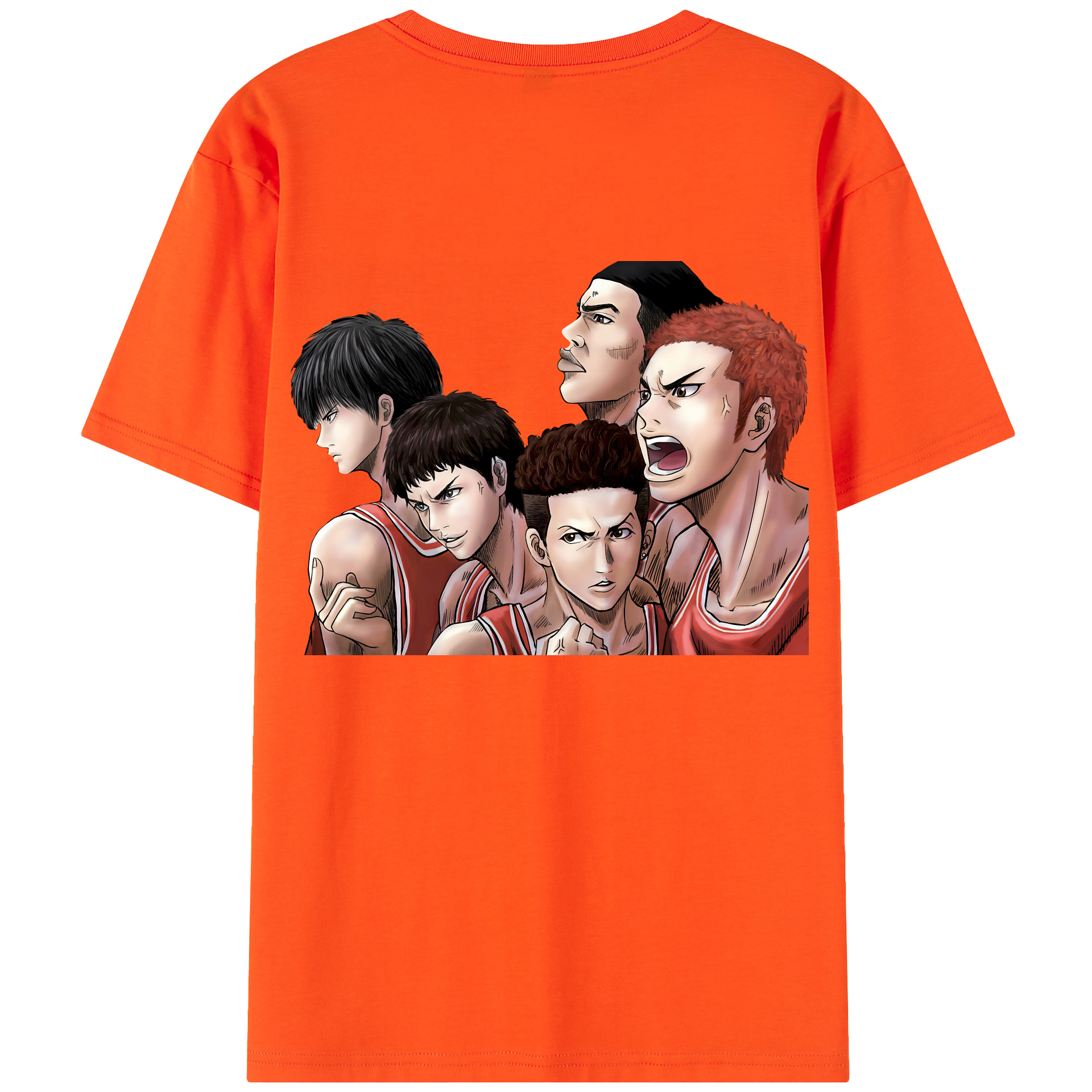 SLAM DUNK／スラムダンク 綿100％半袖Tシャツ（背面プリント）