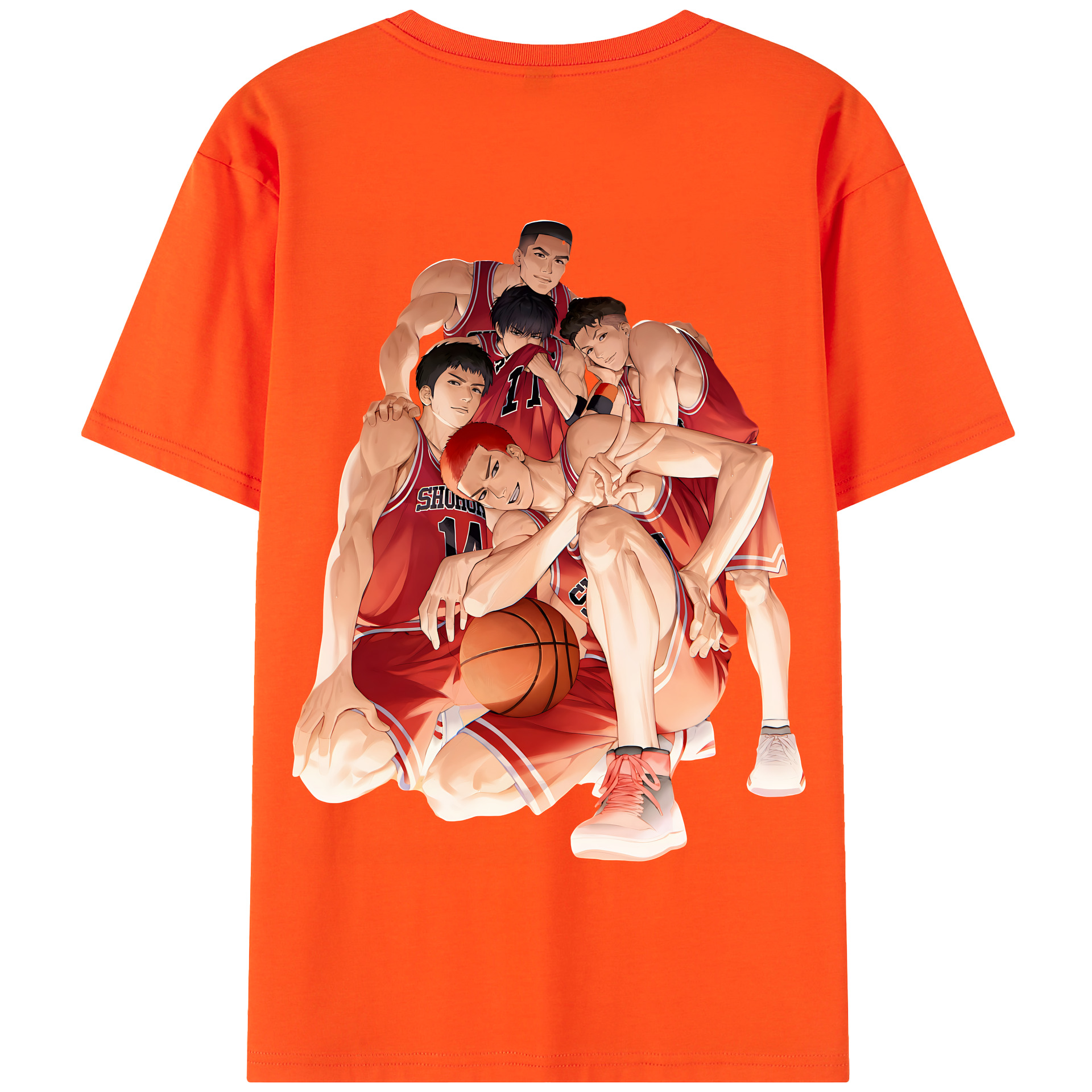 （画像用） SLAM DUNK／スラムダンク 綿100％半袖Tシャツ（背面プリント）