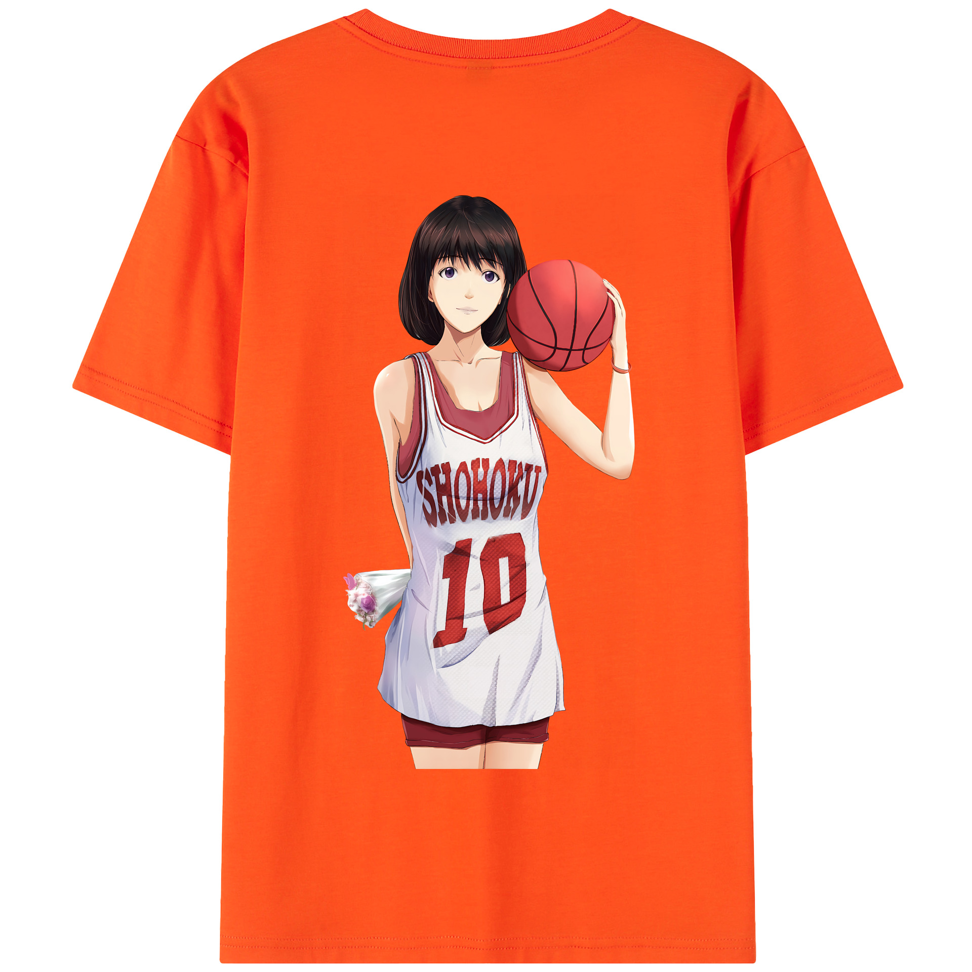 SLAM DUNK／スラムダンク 綿100％半袖Tシャツ（背面プリント）