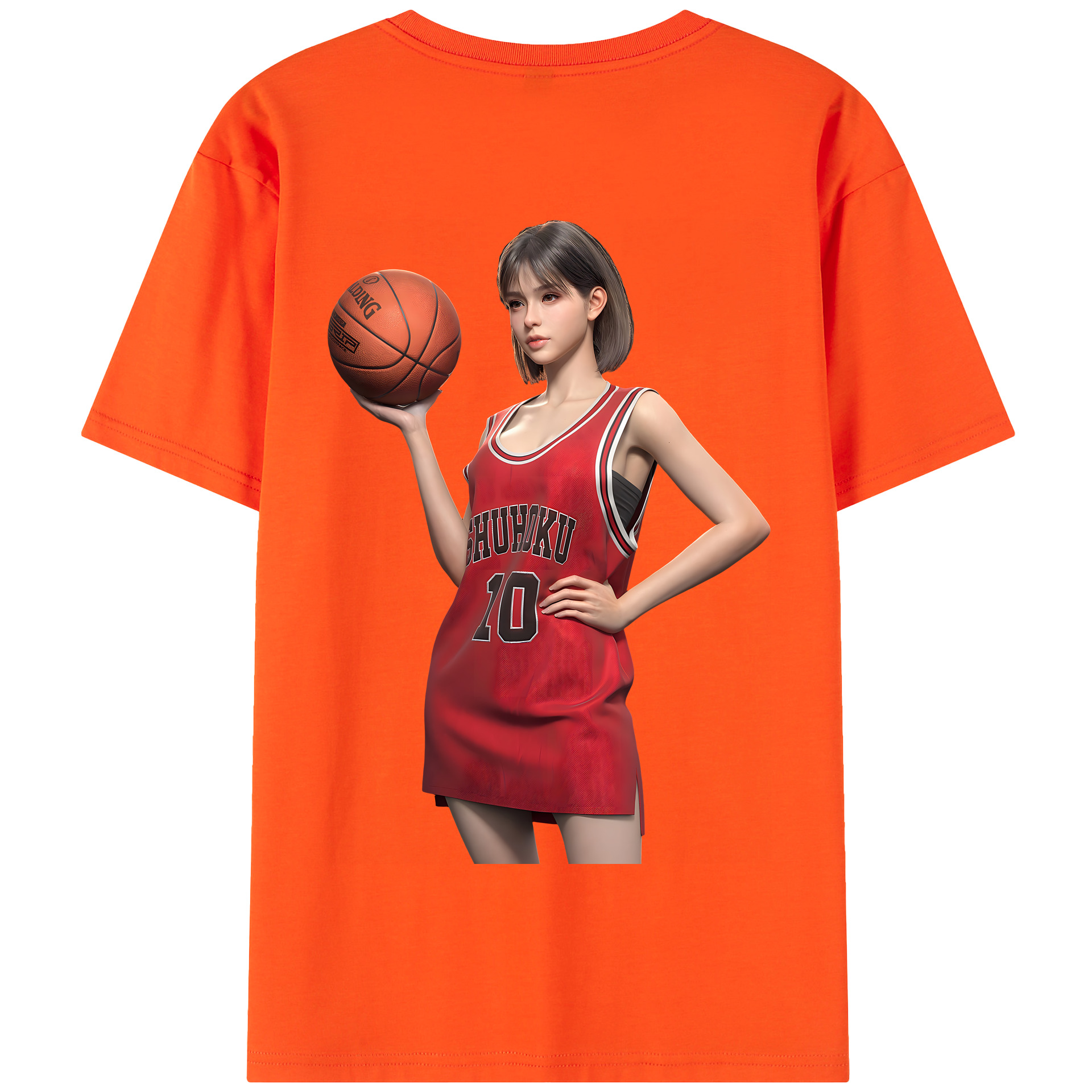 SLAM DUNK／スラムダンク 綿100％半袖Tシャツ（背面プリント）