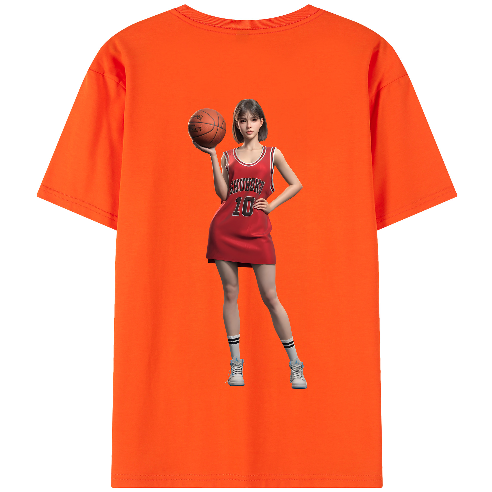 SLAM DUNK／スラムダンク 綿100％半袖Tシャツ（背面プリント）