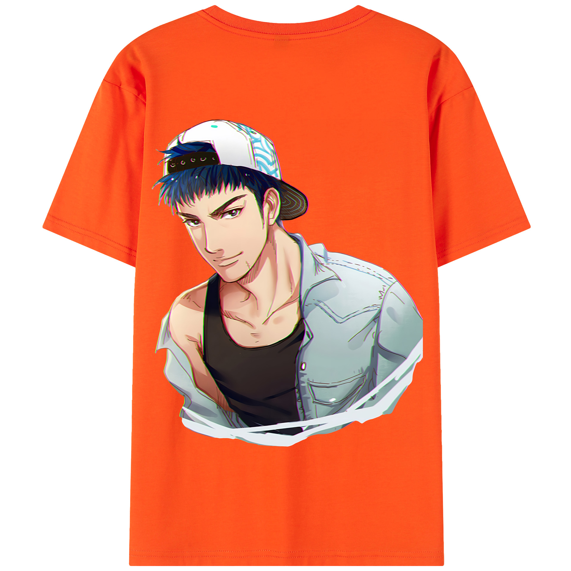 SLAM DUNK／スラムダンク 綿100％半袖Tシャツ（背面プリント）