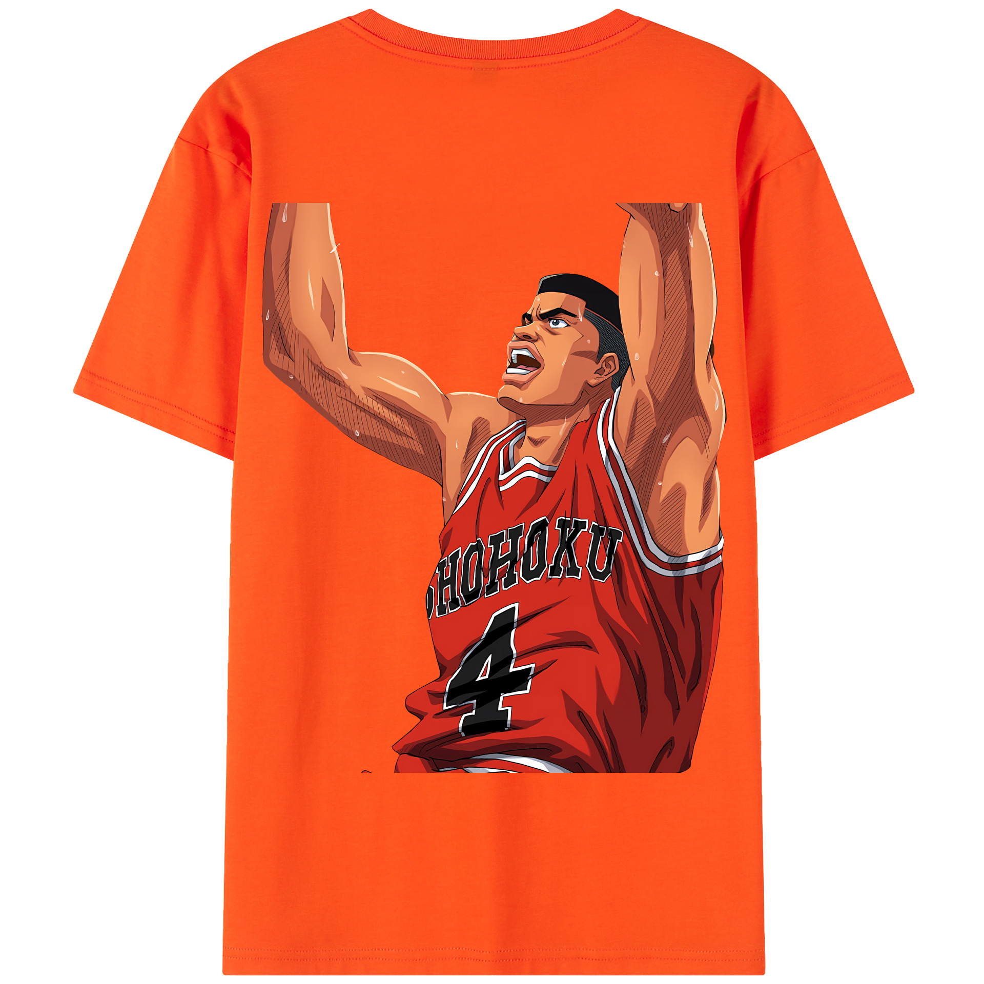 SLAM DUNK／スラムダンク 綿100％半袖Tシャツ（背面プリント）
