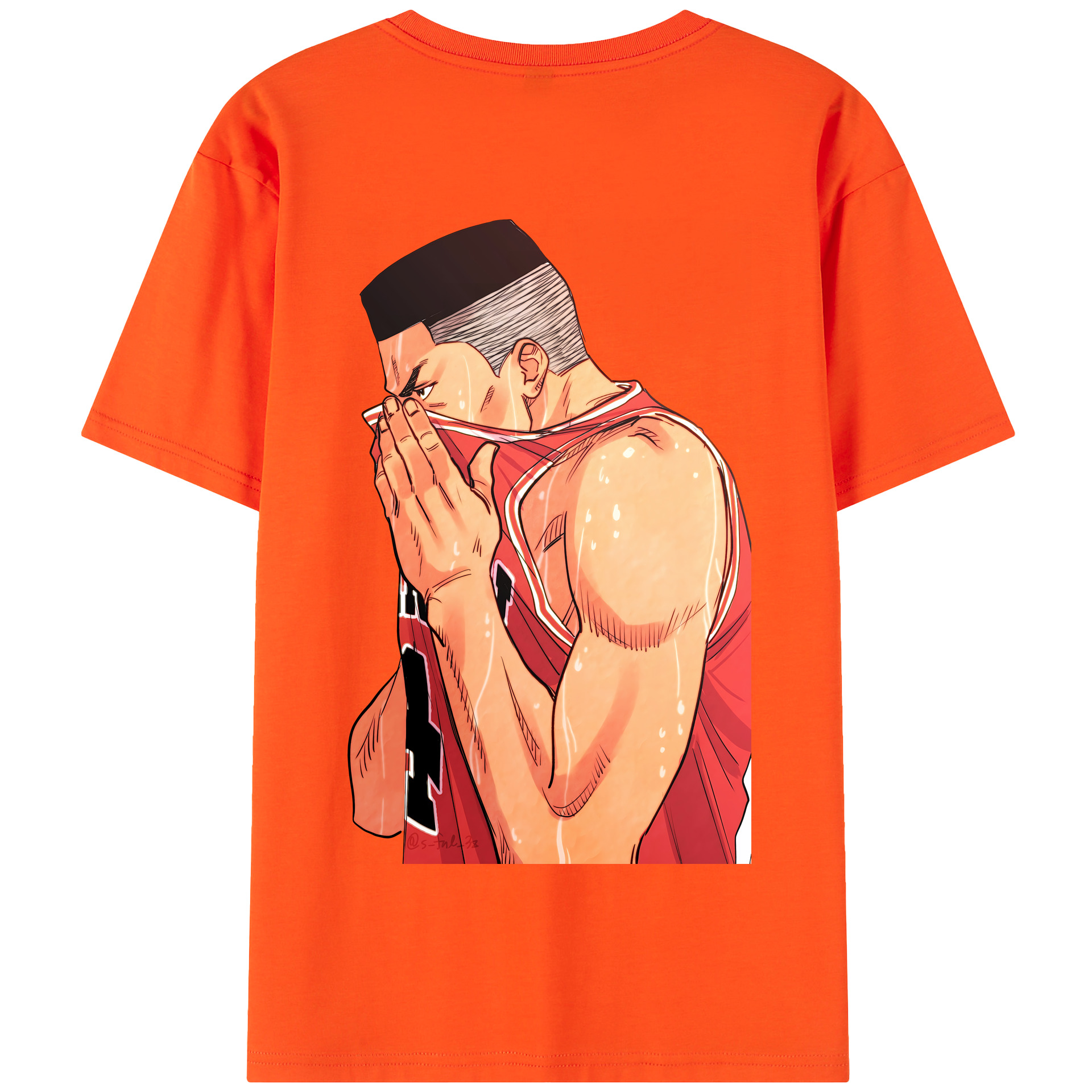 SLAM DUNK／スラムダンク 綿100％半袖Tシャツ（背面プリント）