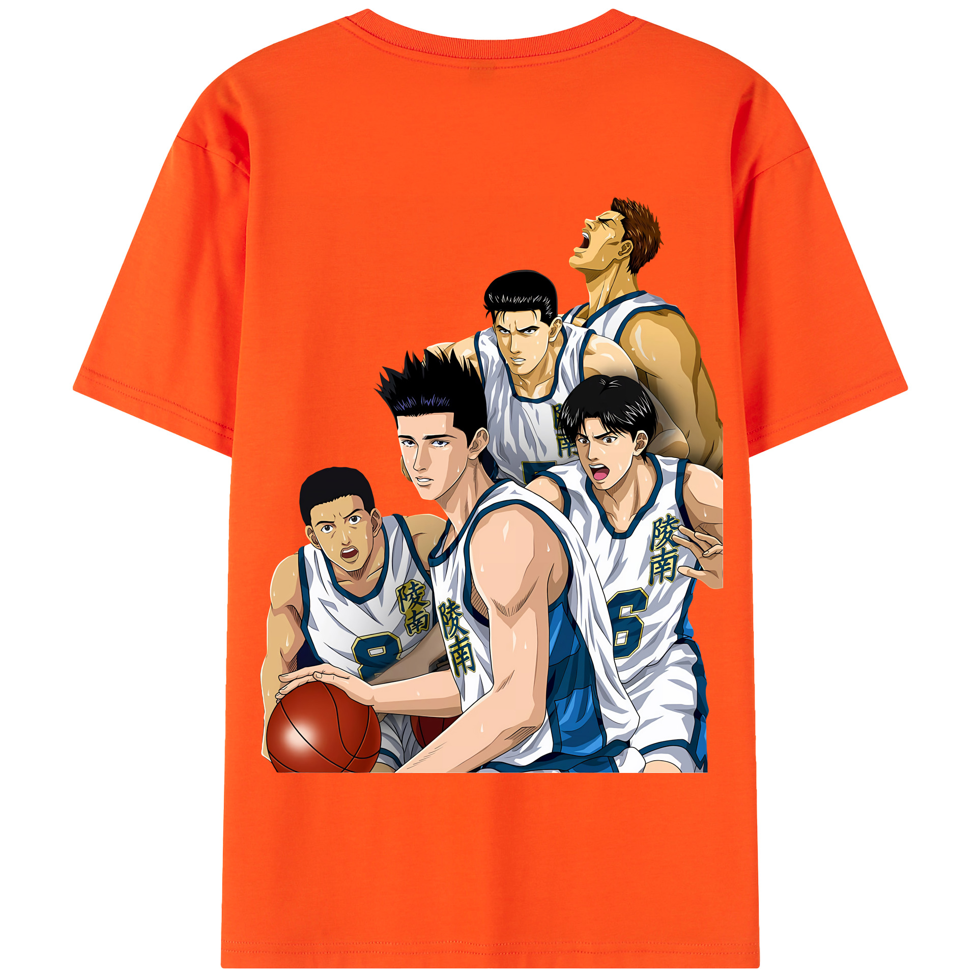 （画像用） SLAM DUNK／スラムダンク 綿100％半袖Tシャツ（背面プリント）