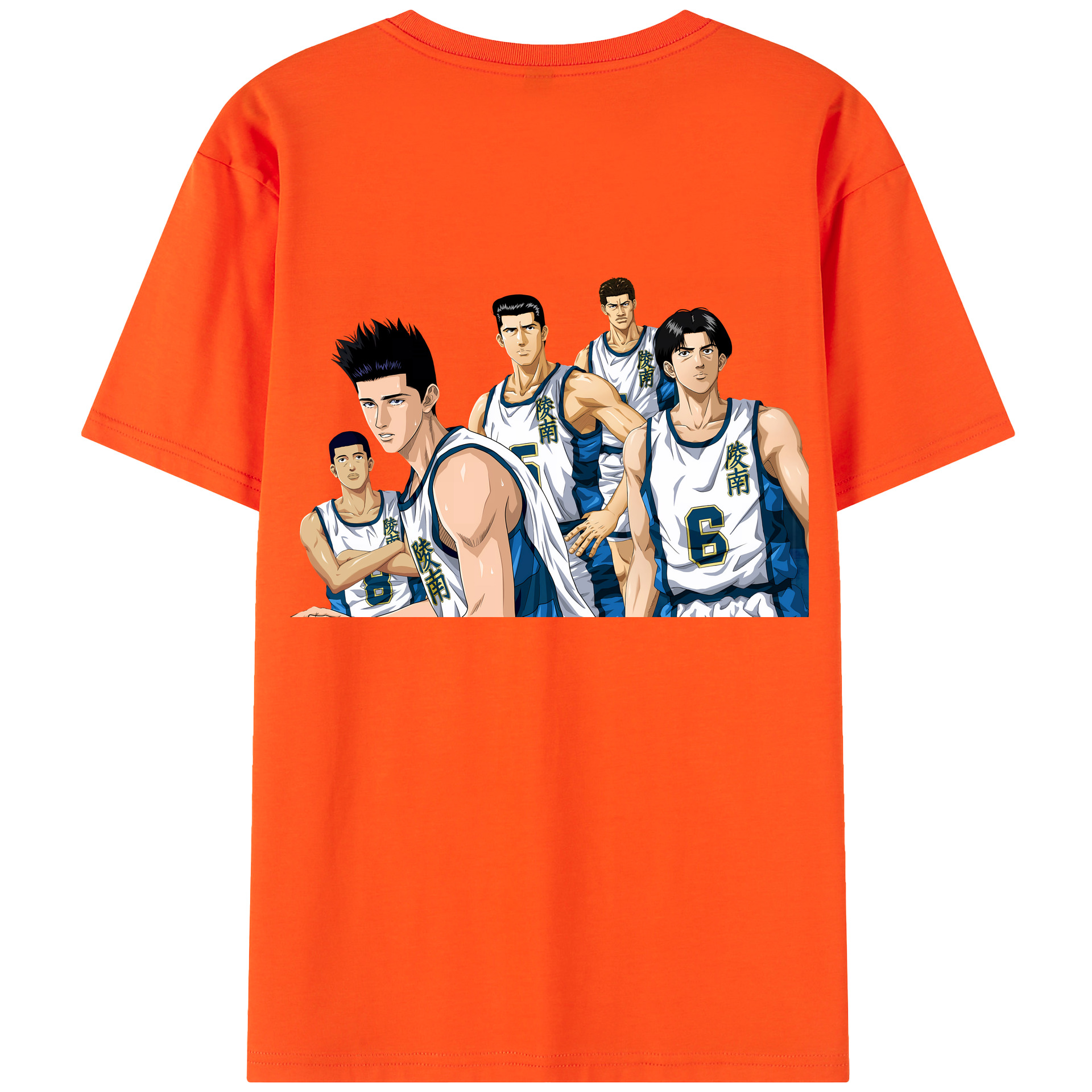 SLAM DUNK／スラムダンク 綿100％半袖Tシャツ（背面プリント）