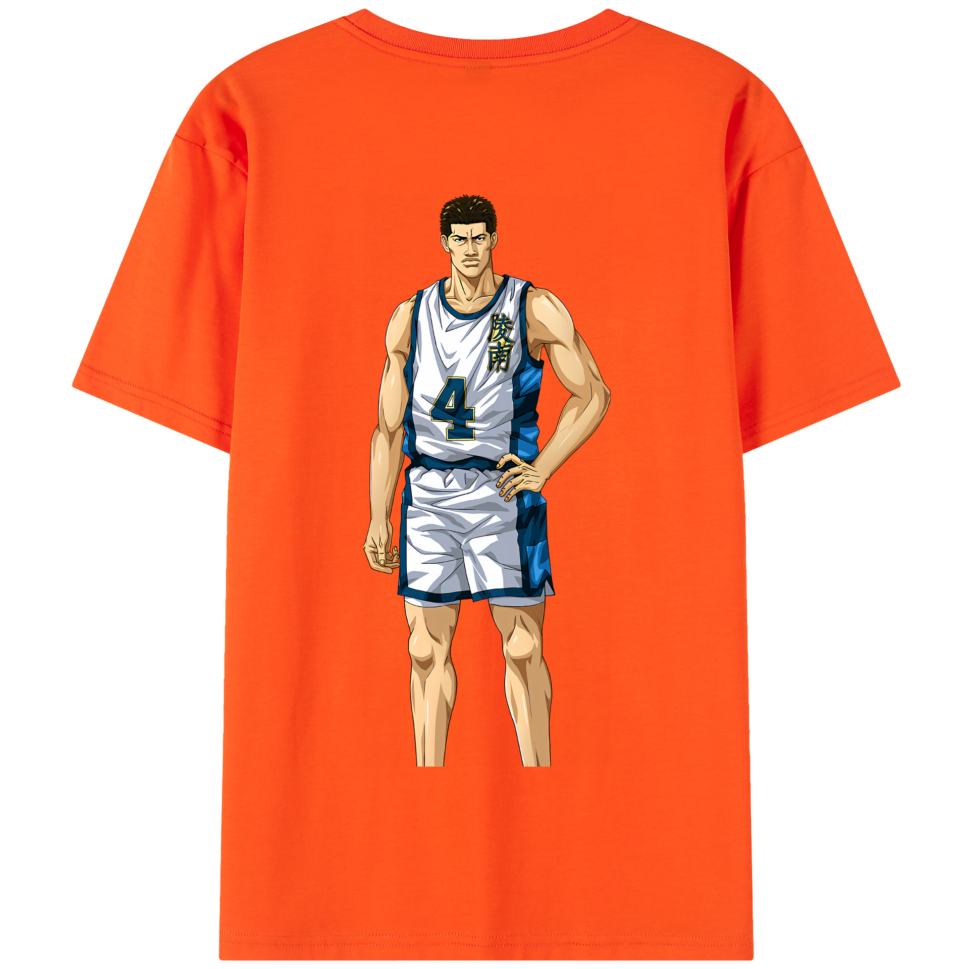 SLAM DUNK／スラムダンク 綿100％半袖Tシャツ（背面プリント）
