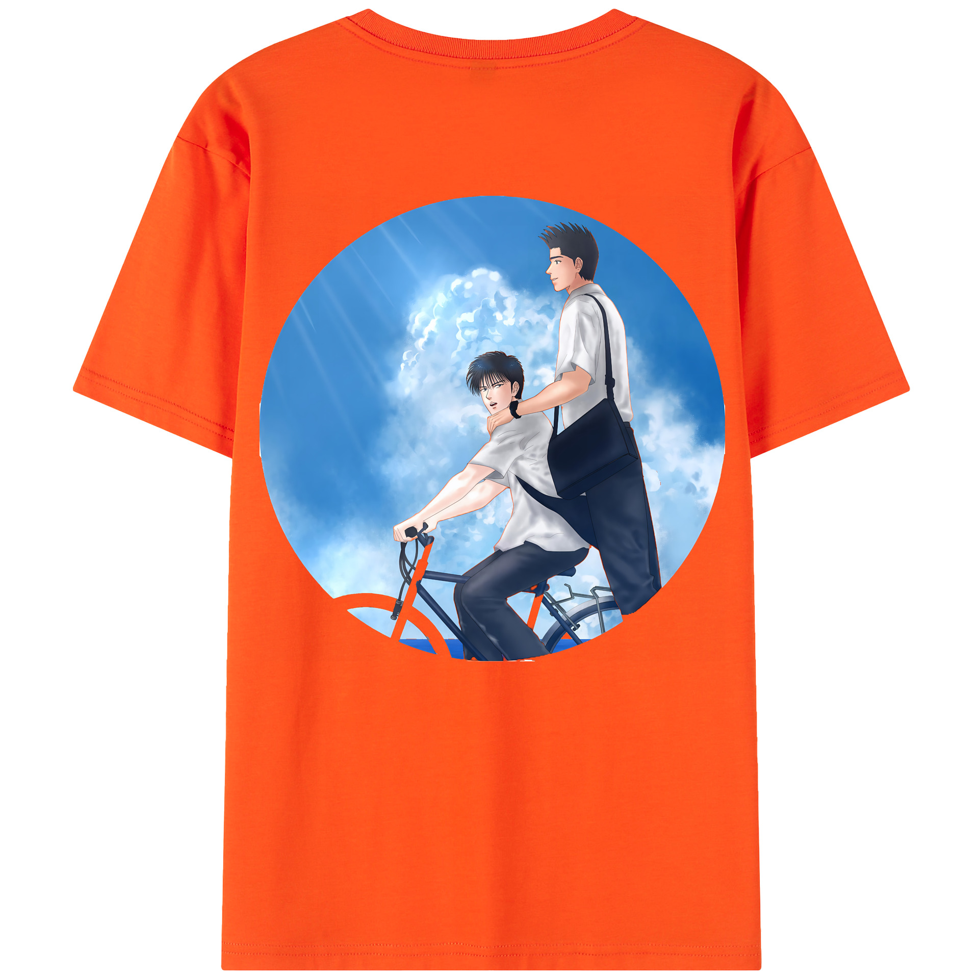 SLAM DUNK／スラムダンク 綿100％半袖Tシャツ（背面プリント）