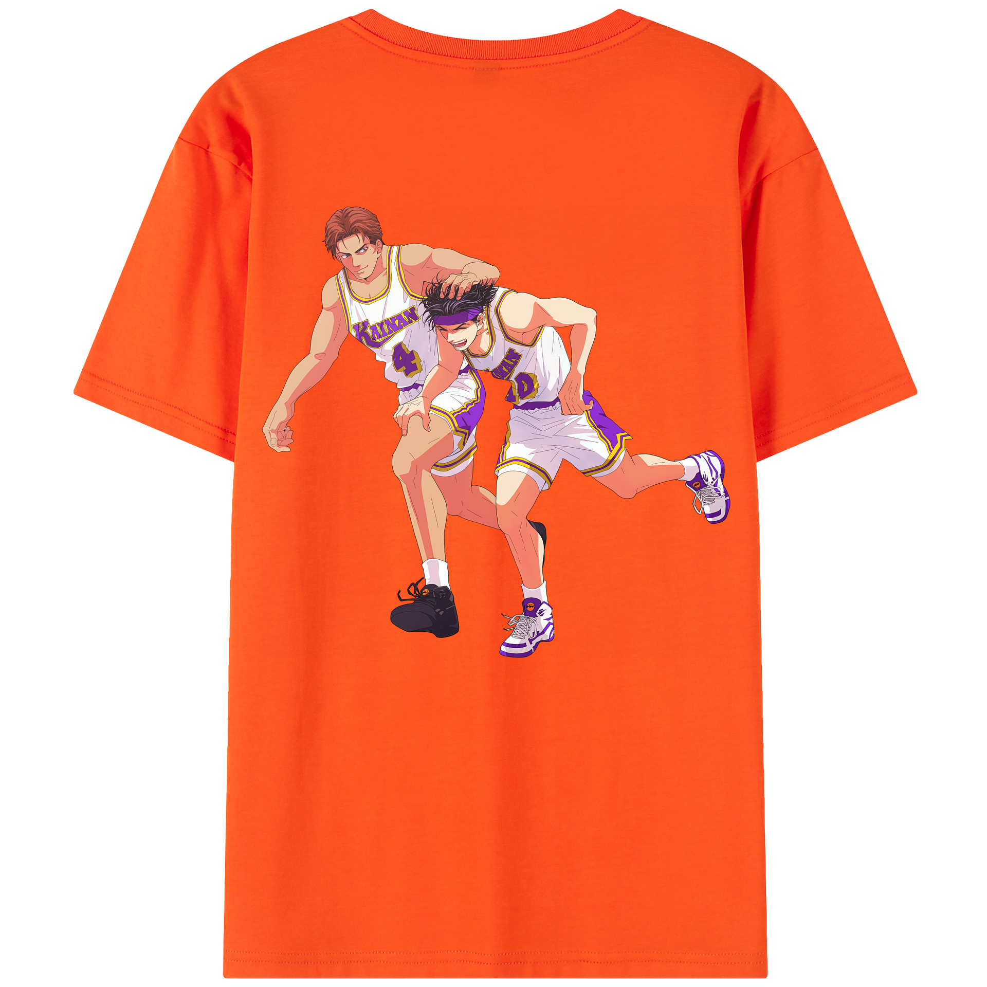 SLAM DUNK／スラムダンク 綿100％半袖Tシャツ（背面プリント）