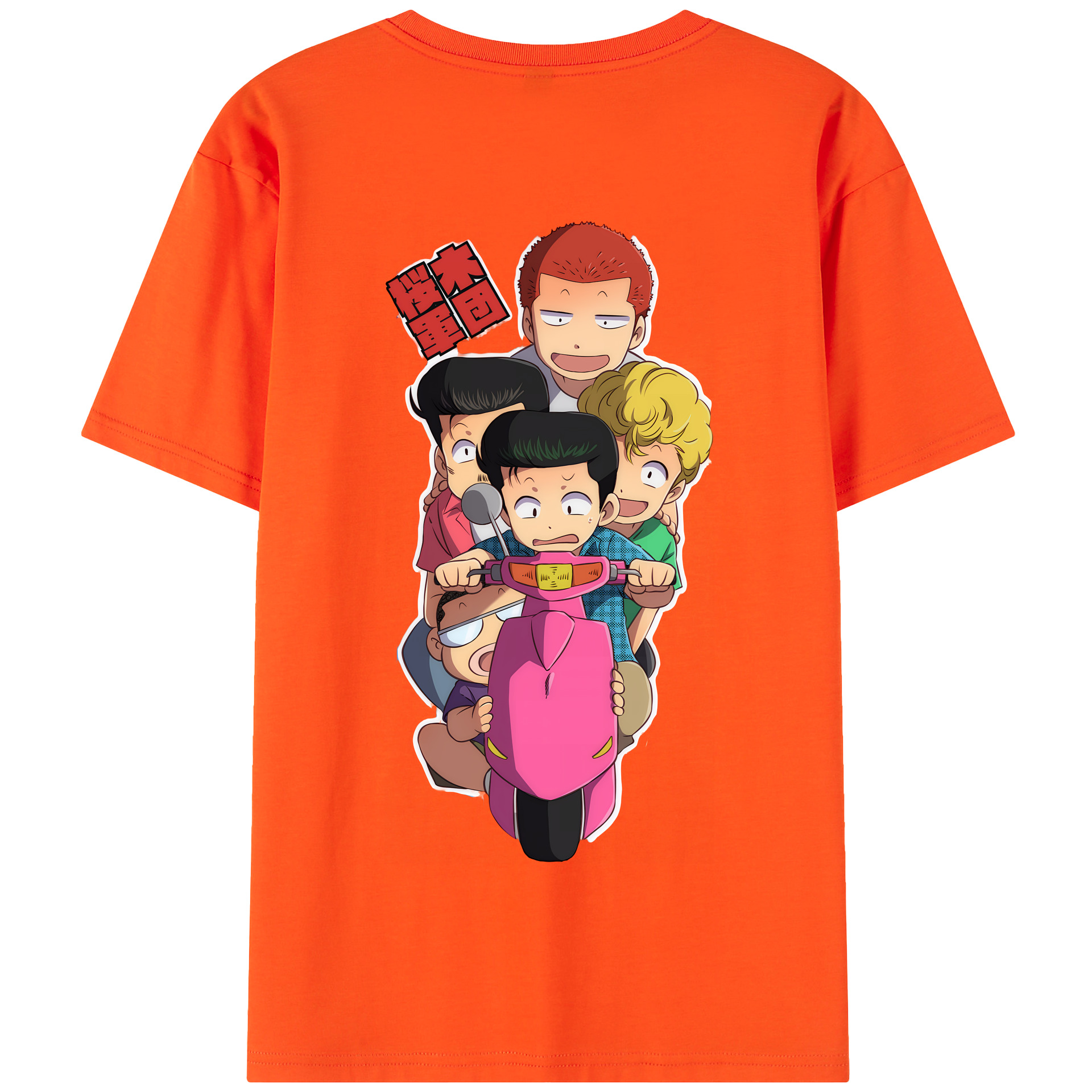 SLAM DUNK／スラムダンク 綿100％半袖Tシャツ（背面プリント）