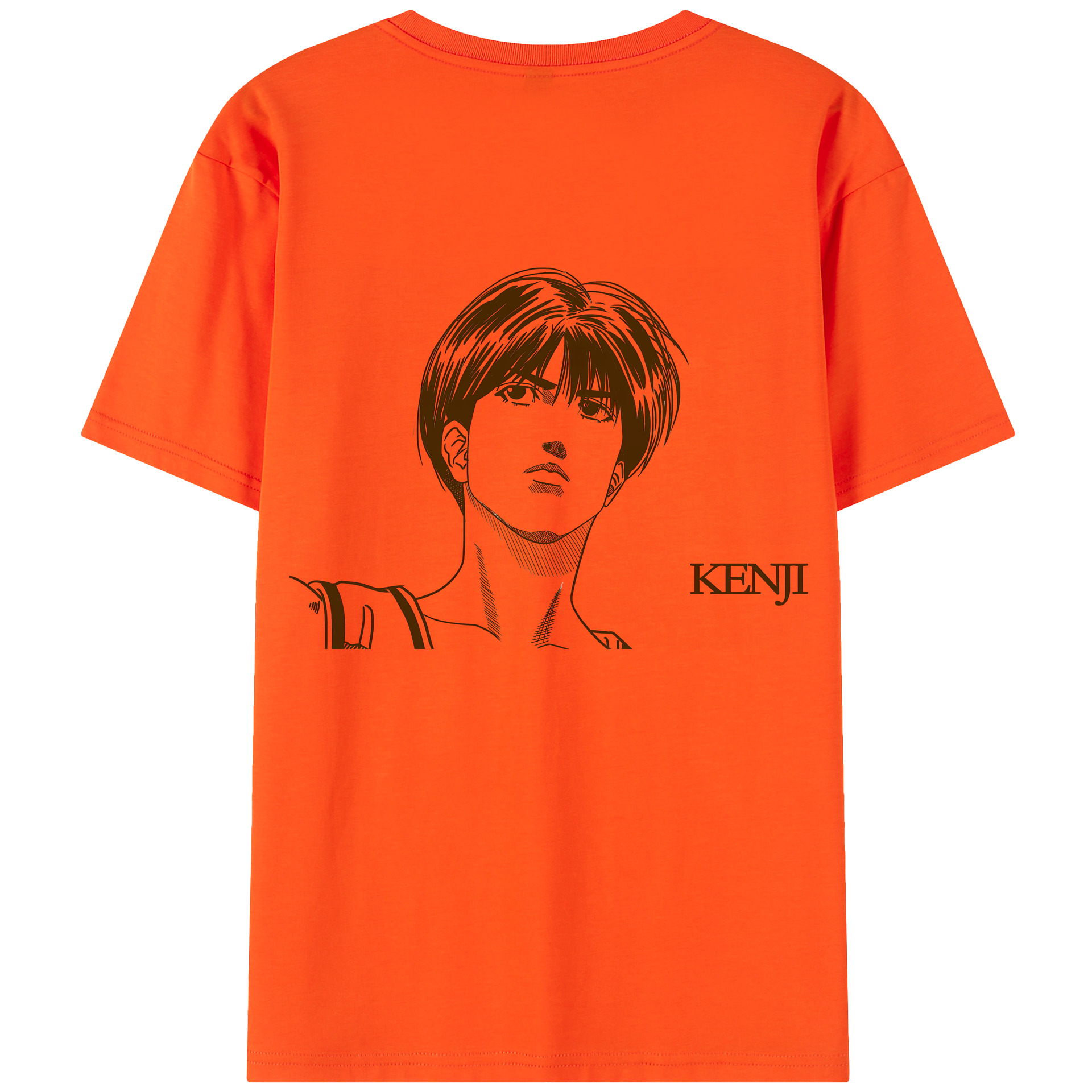SLAM DUNK／スラムダンク 綿100％半袖Tシャツ（背面プリント）