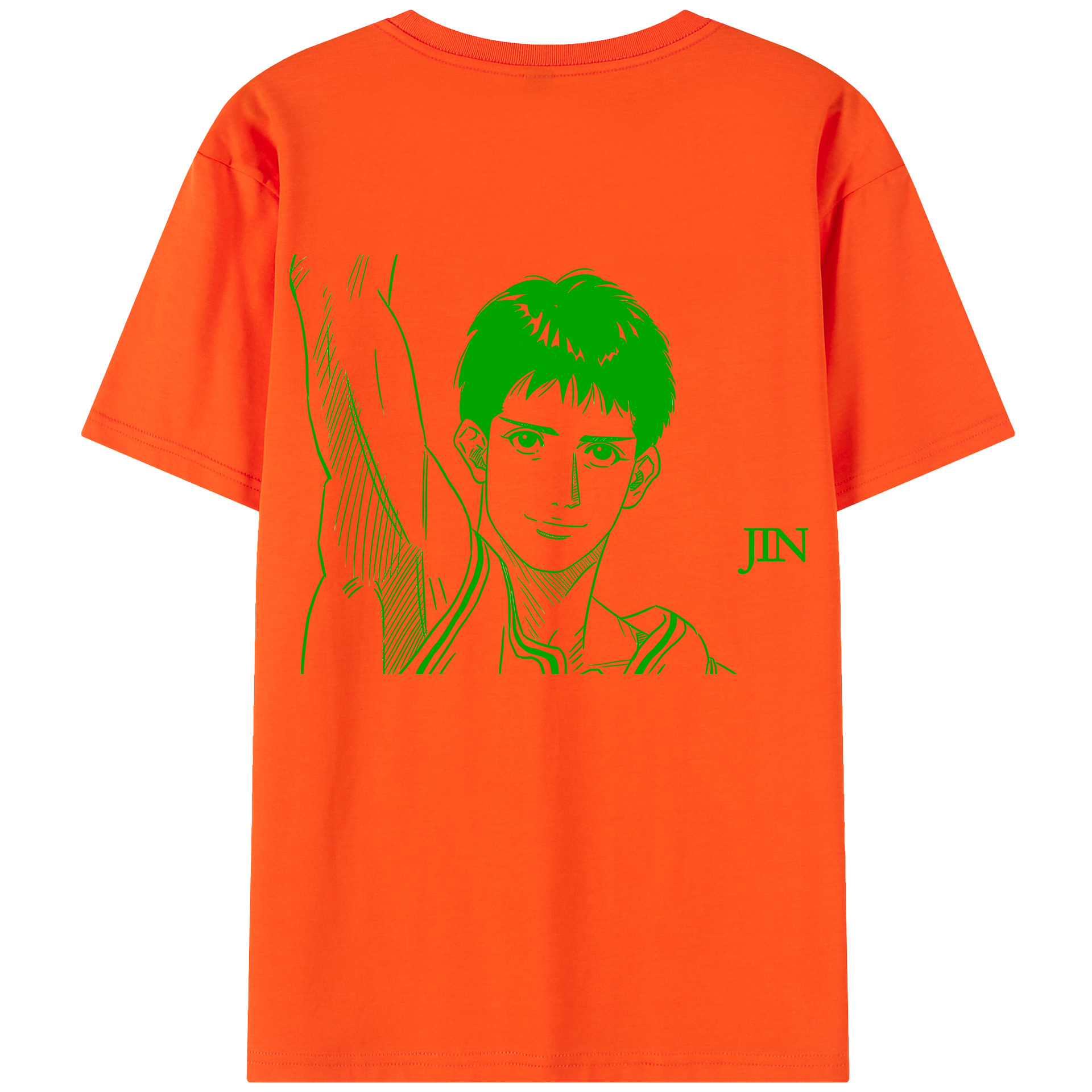 SLAM DUNK／スラムダンク 綿100％半袖Tシャツ（背面プリント）