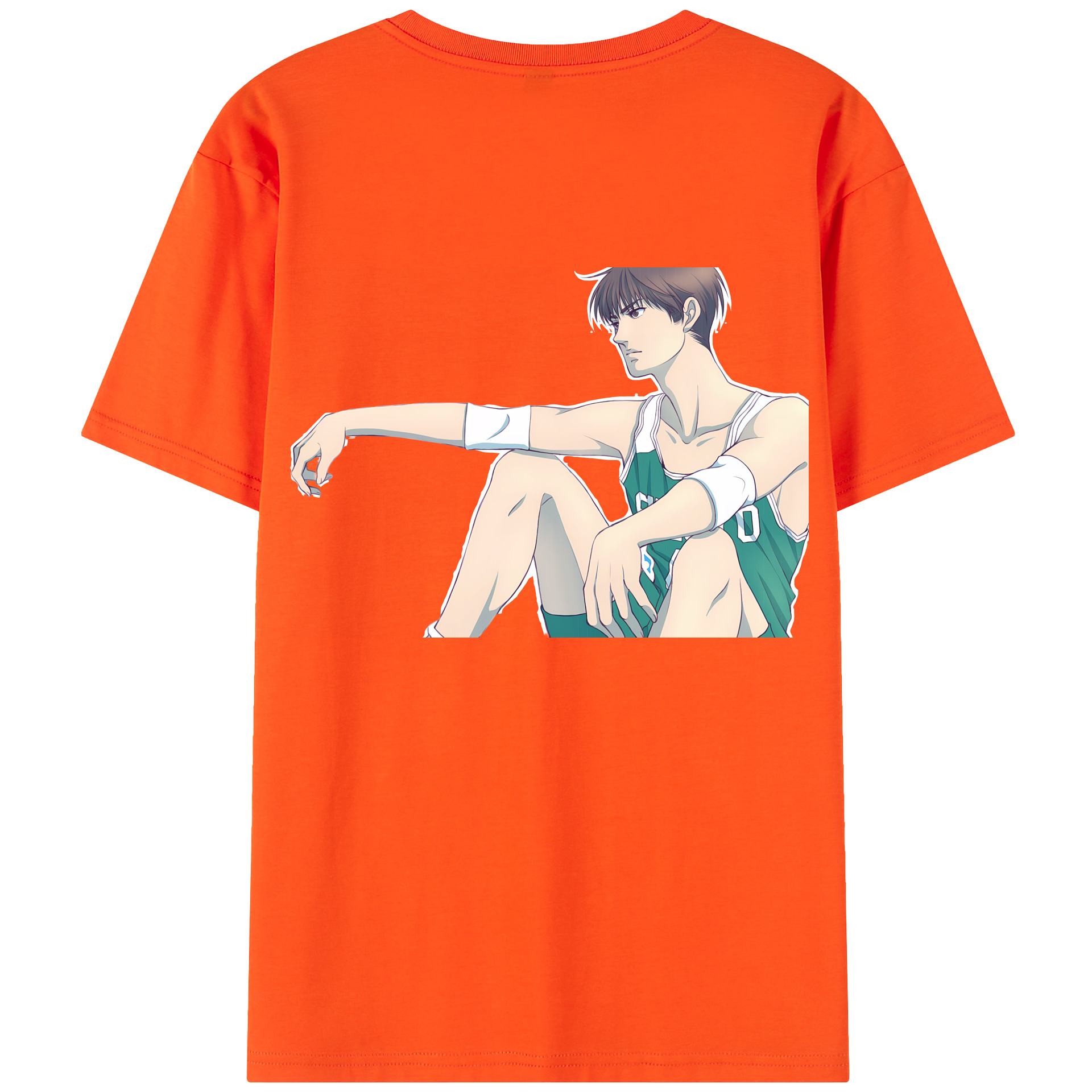 SLAM DUNK／スラムダンク 綿100％半袖Tシャツ（背面プリント）