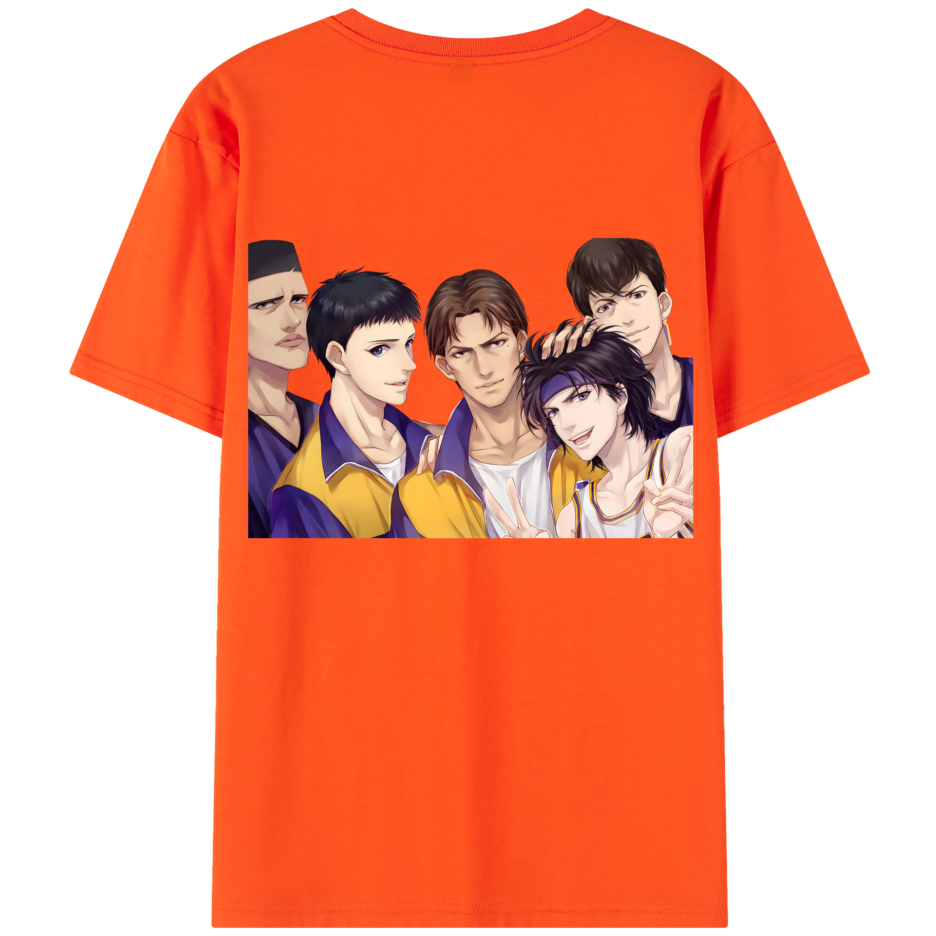 SLAM DUNK／スラムダンク 綿100％半袖Tシャツ（背面プリント）