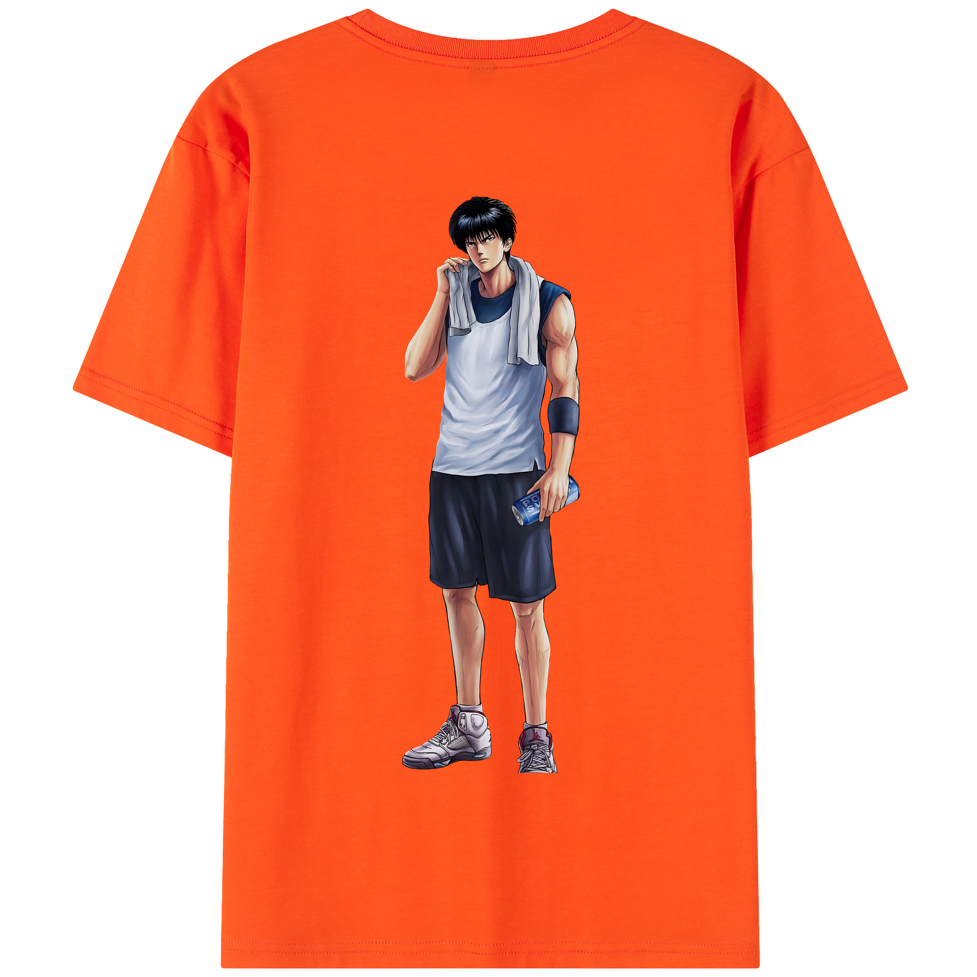 SLAM DUNK／スラムダンク 綿100％半袖Tシャツ（背面プリント）