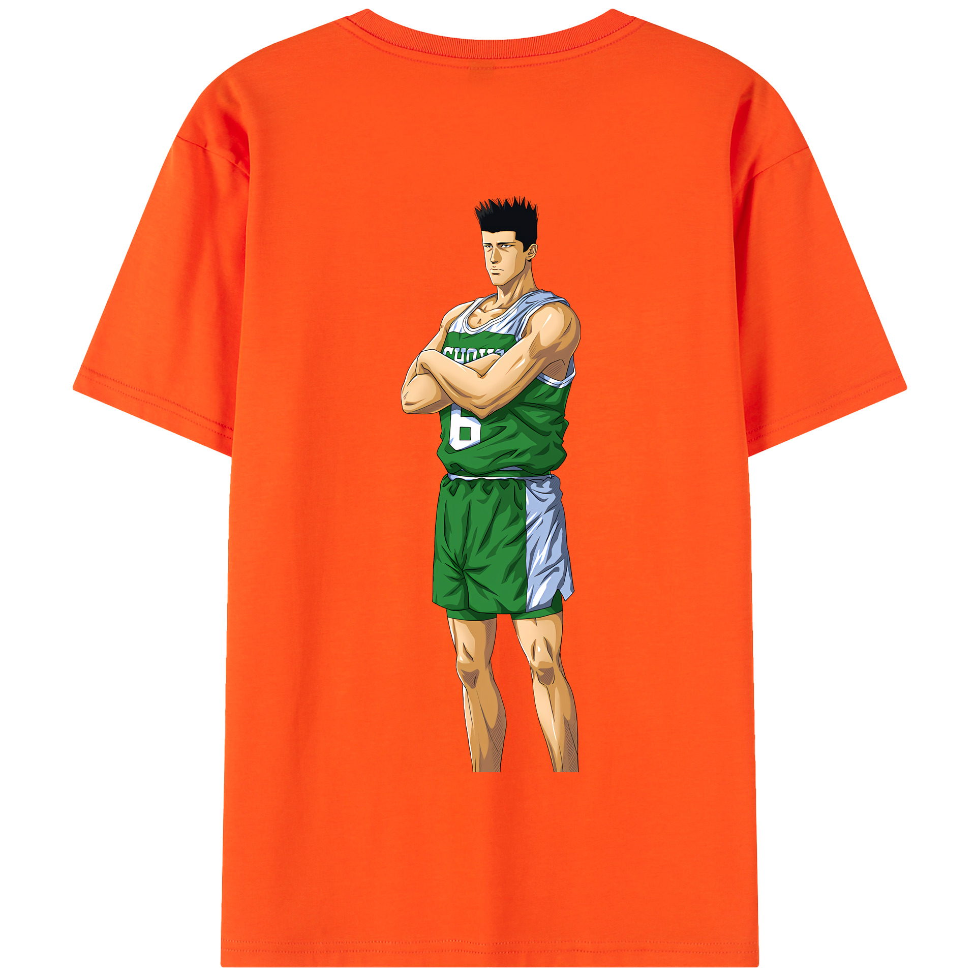 SLAM DUNK／スラムダンク 綿100％半袖Tシャツ（背面プリント）