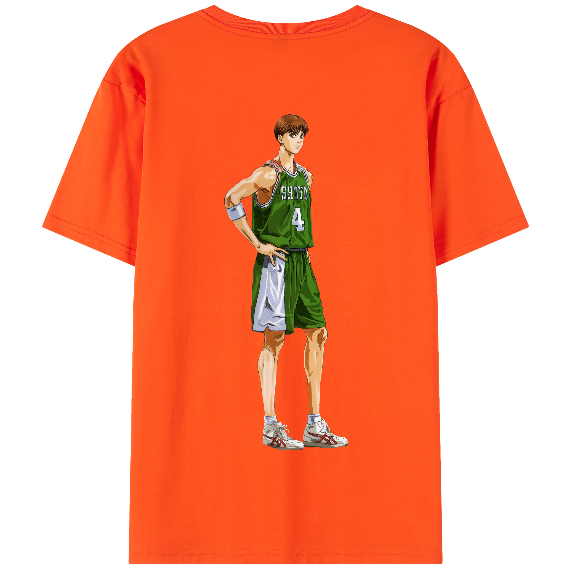 SLAM DUNK／スラムダンク 綿100％半袖Tシャツ（背面プリント）