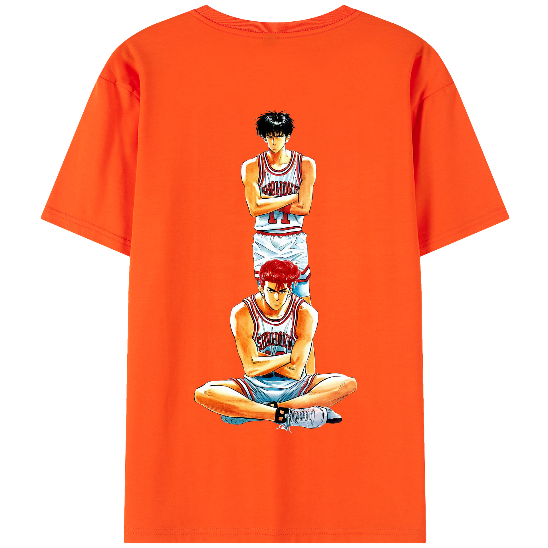 SLAM DUNK／スラムダンク 綿100％半袖Tシャツ（背面プリント）