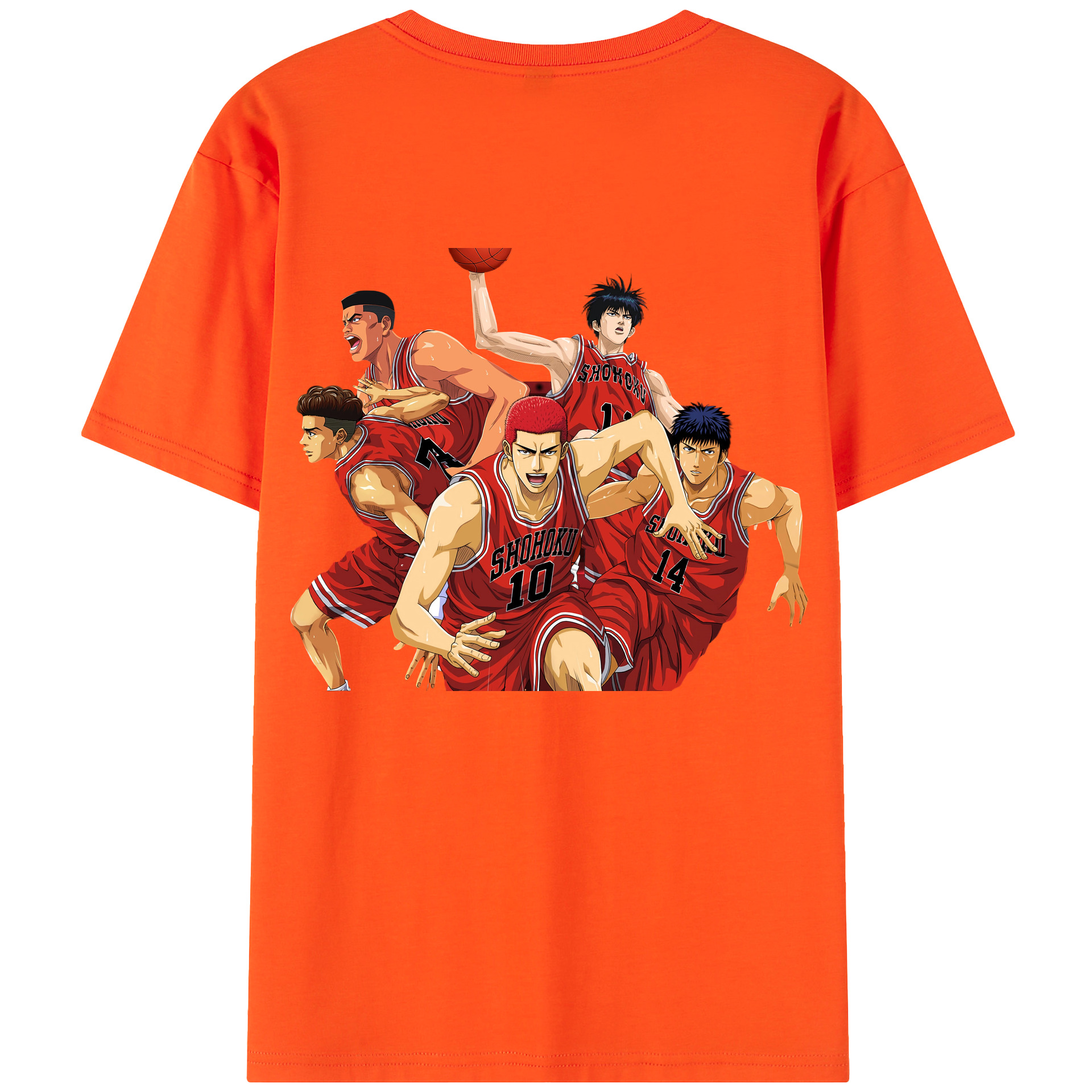（画像用） SLAM DUNK／スラムダンク 綿100％半袖Tシャツ（背面プリント）
