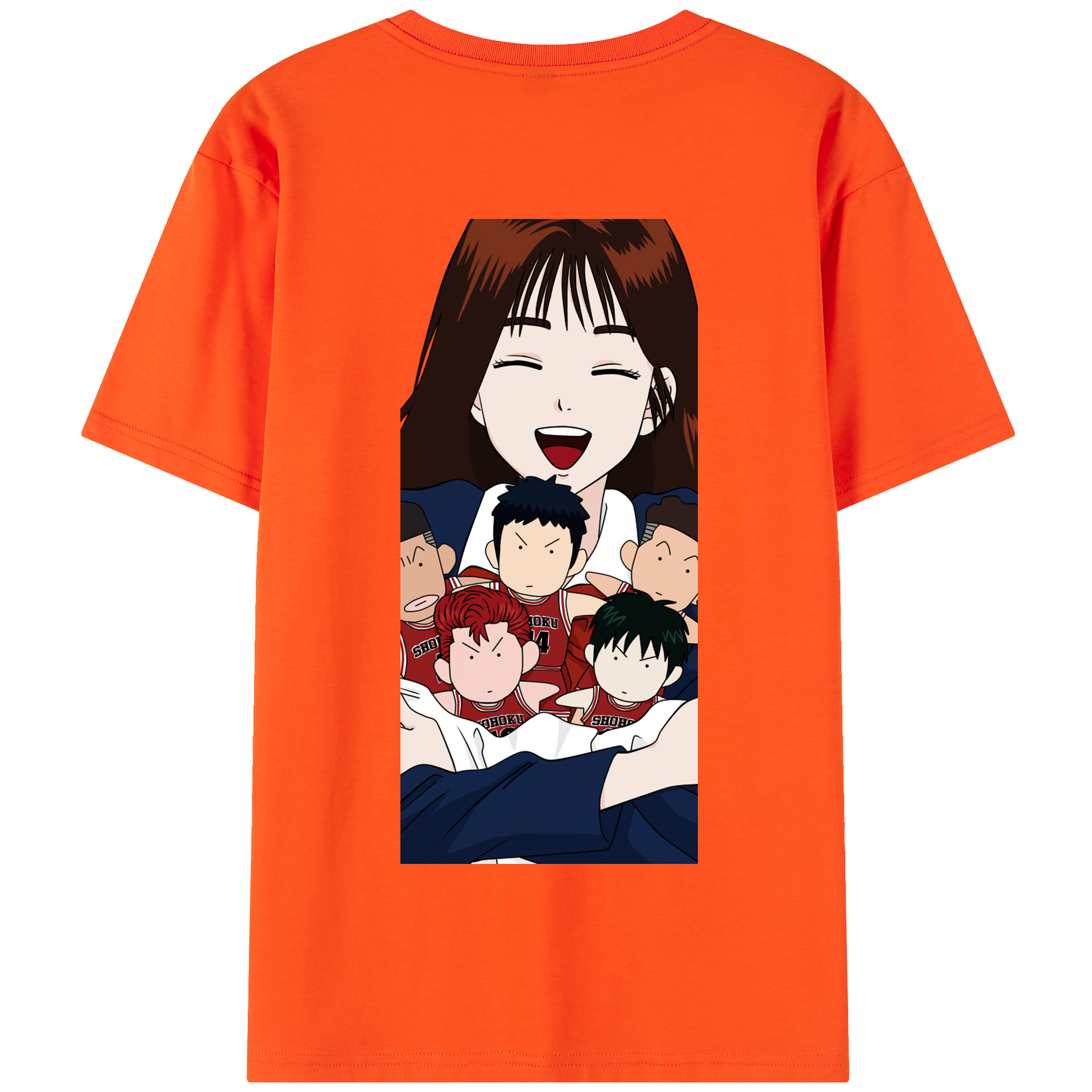 SLAM DUNK／スラムダンク 綿100％半袖Tシャツ（背面プリント）