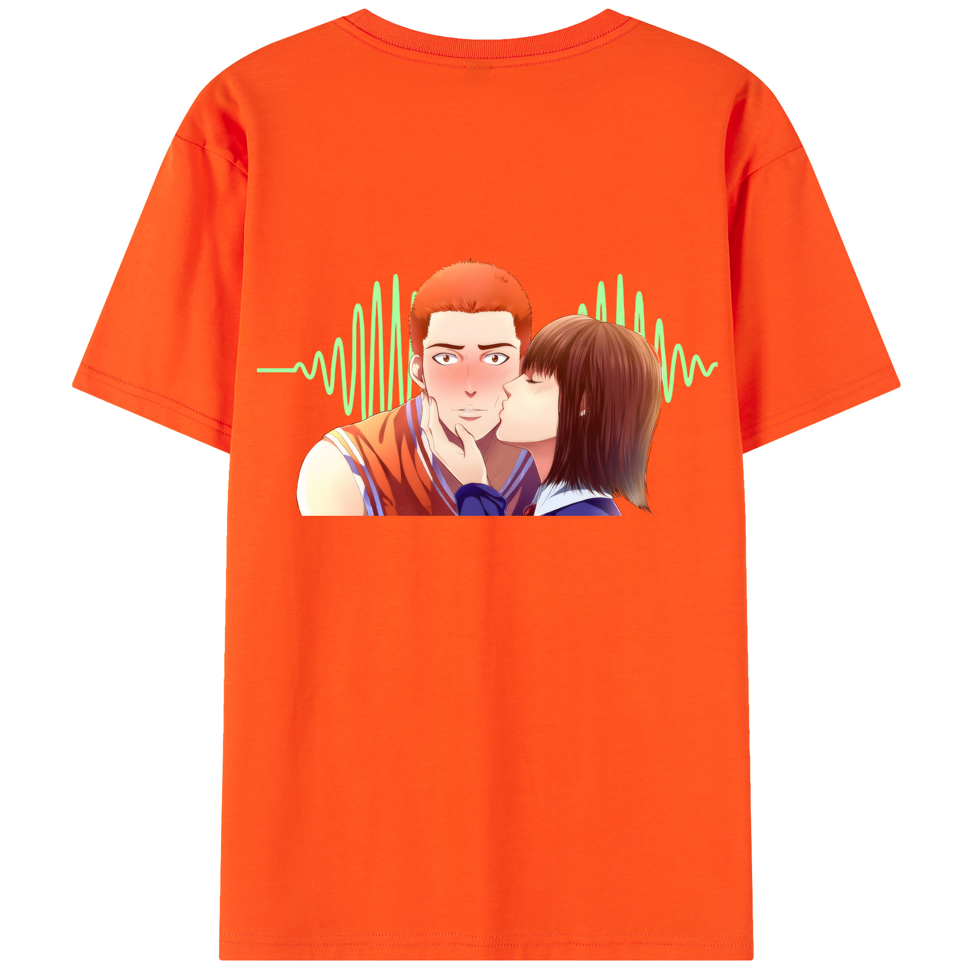 SLAM DUNK／スラムダンク 綿100％半袖Tシャツ（背面プリント）