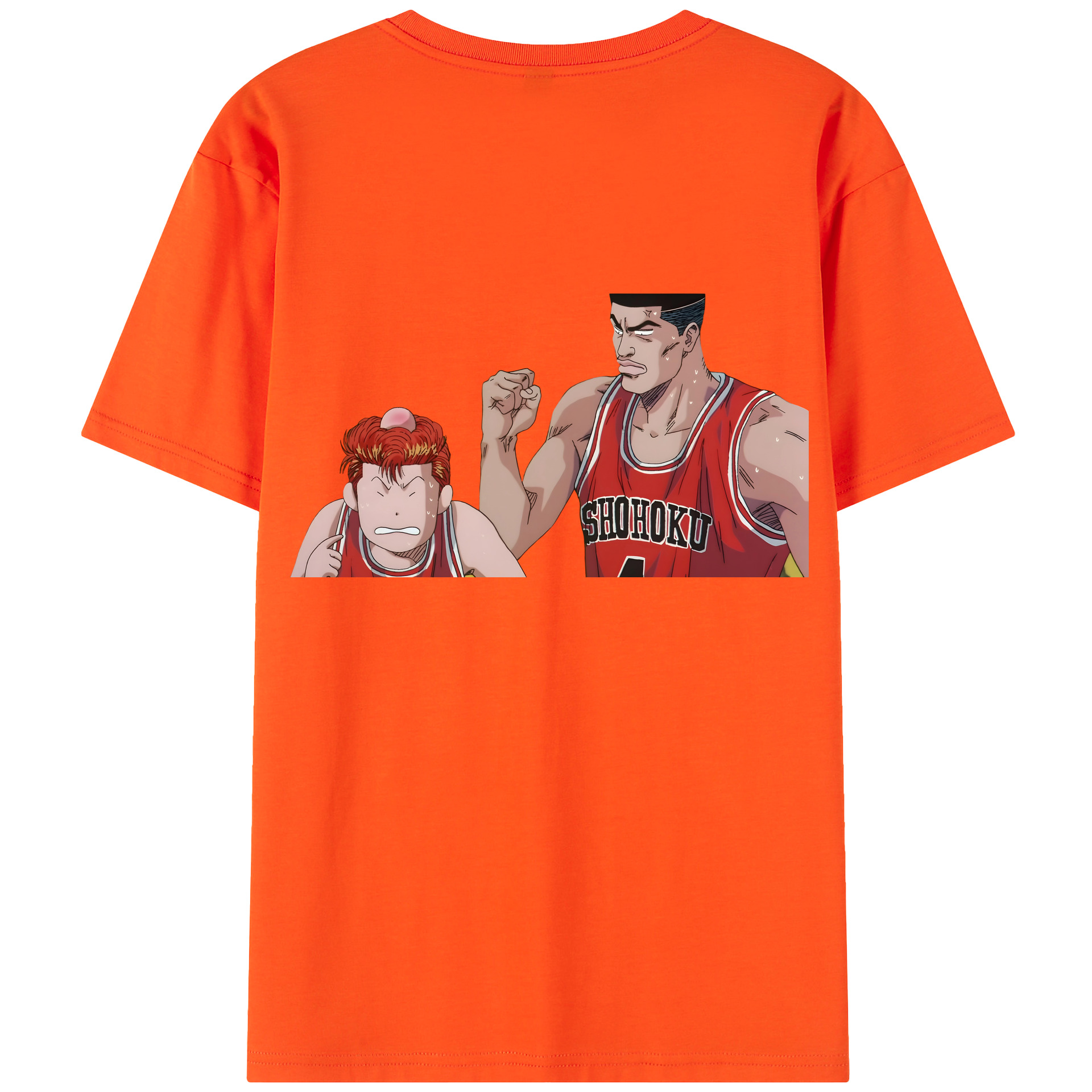 SLAM DUNK／スラムダンク 綿100％半袖Tシャツ（背面プリント）