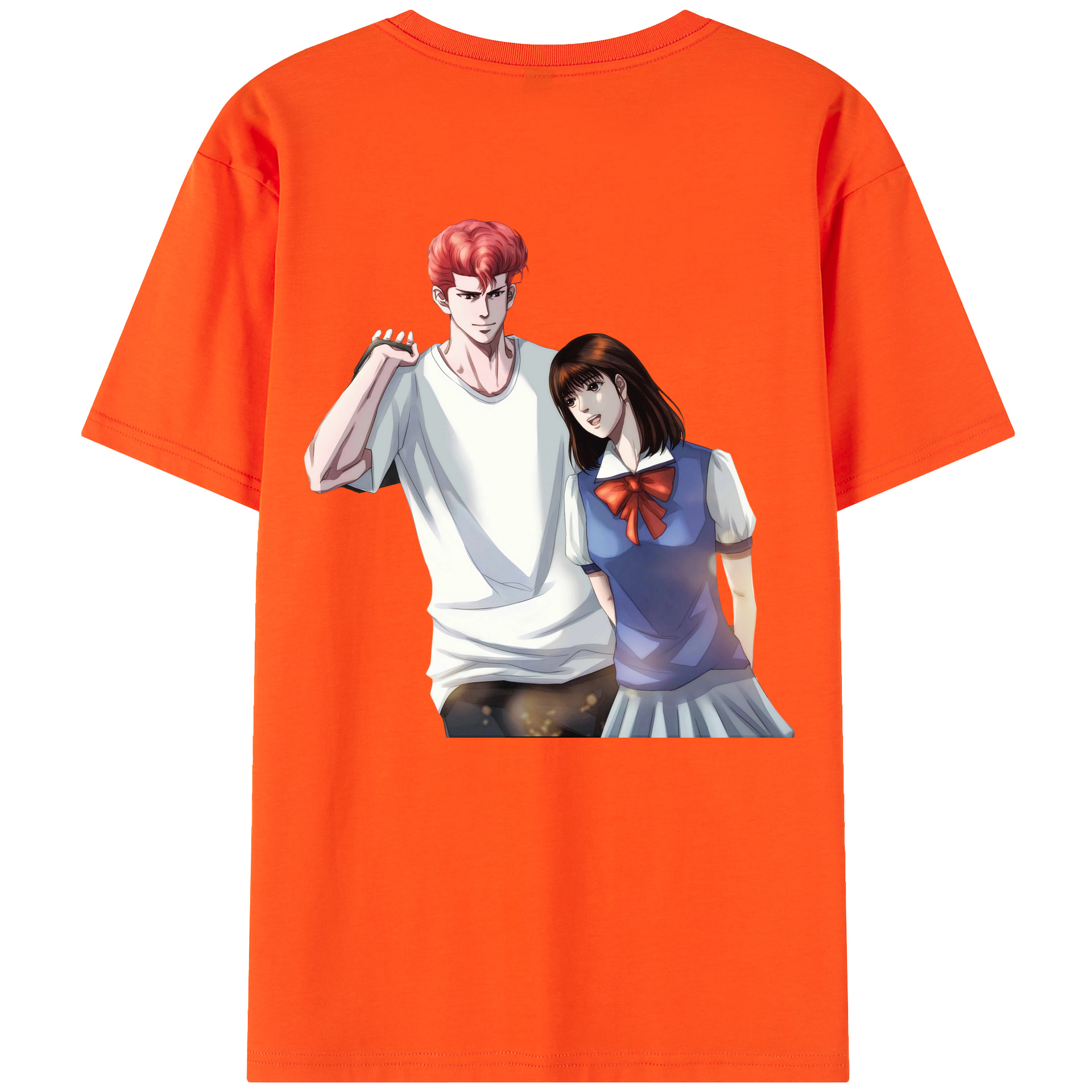 SLAM DUNK／スラムダンク 綿100％半袖Tシャツ（背面プリント）