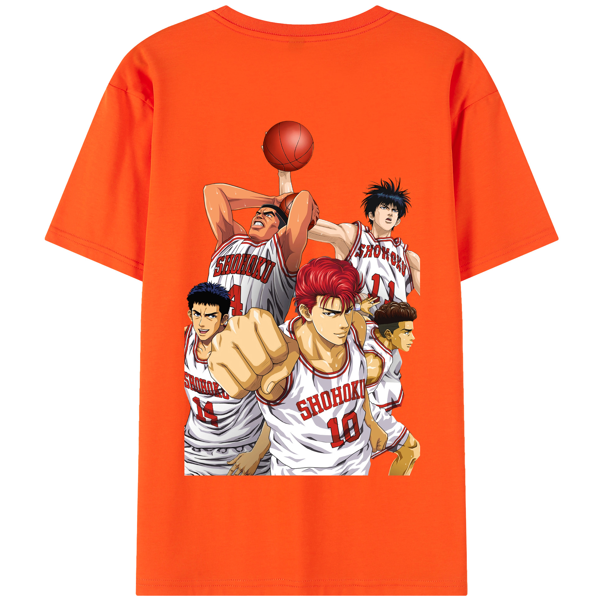 （画像用） SLAM DUNK／スラムダンク 綿100％半袖Tシャツ（背面プリント）