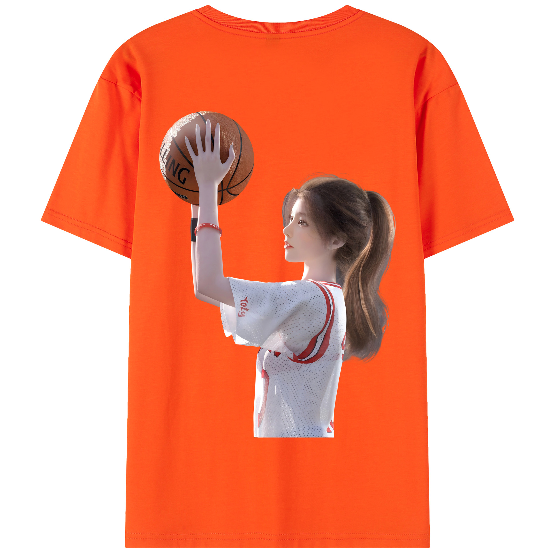 SLAM DUNK／スラムダンク 綿100％半袖Tシャツ（背面プリント）